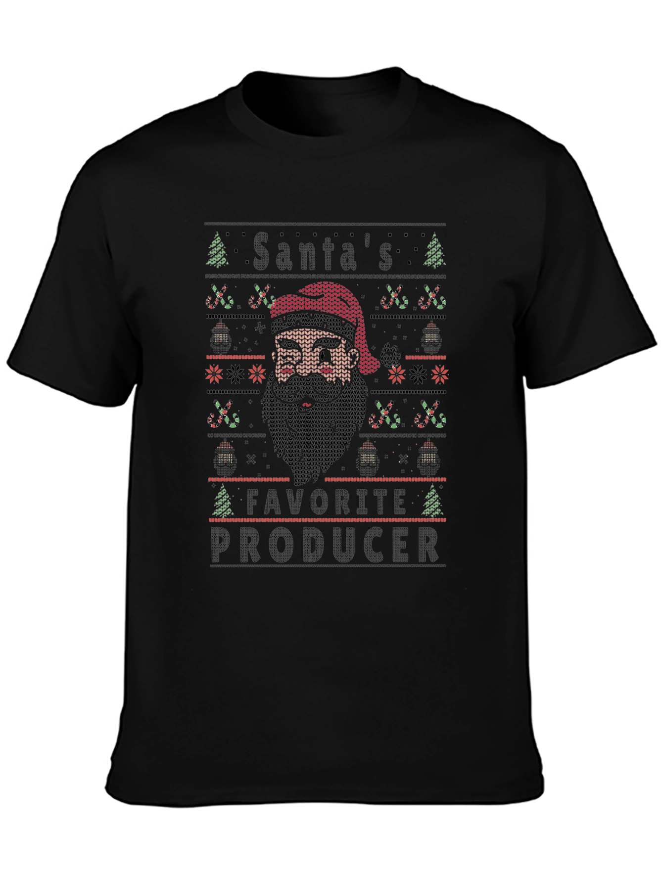 Santas Favorite Producer Christmas T-Shirt