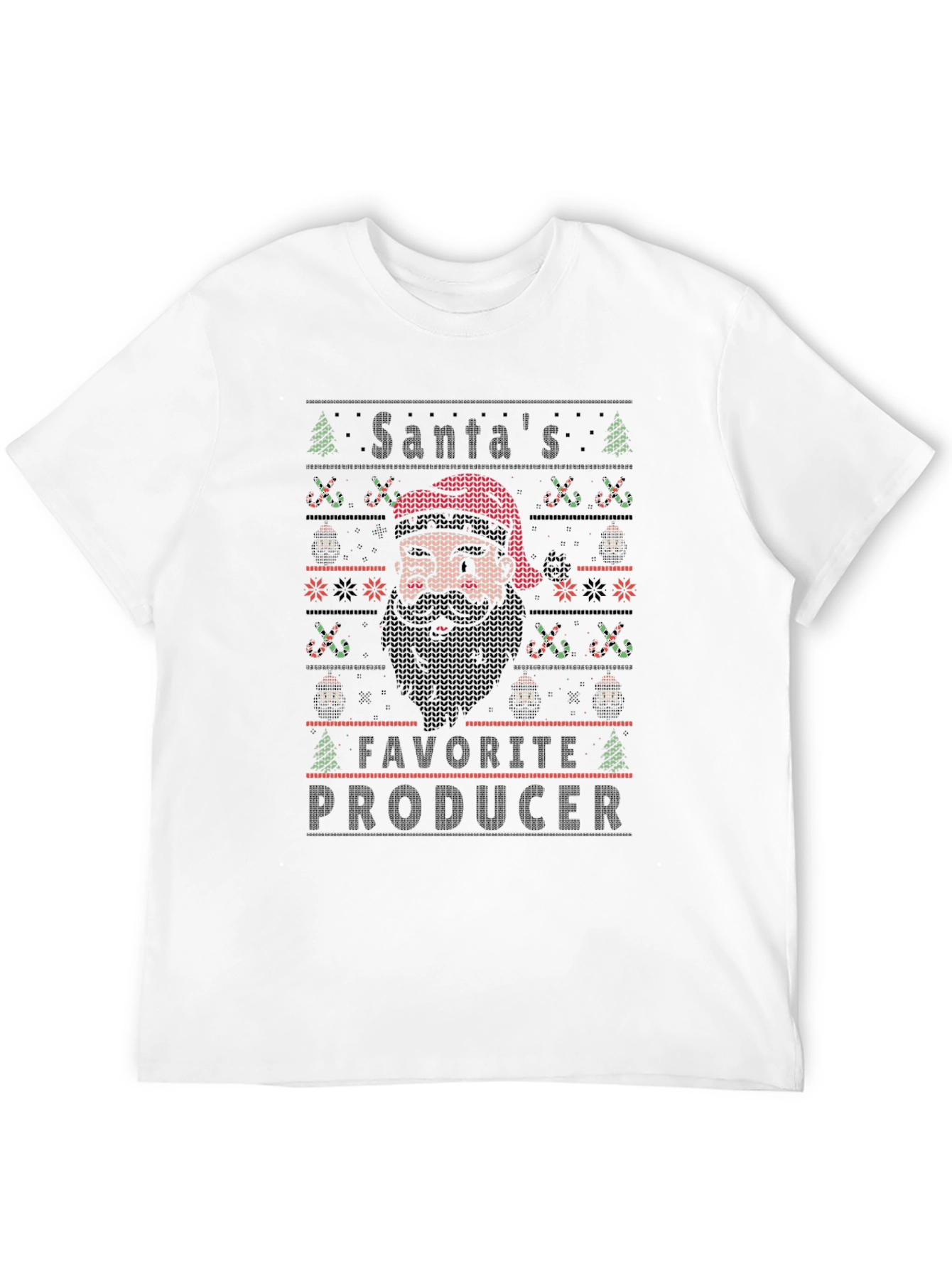 Santas Favorite Producer Christmas T-Shirt