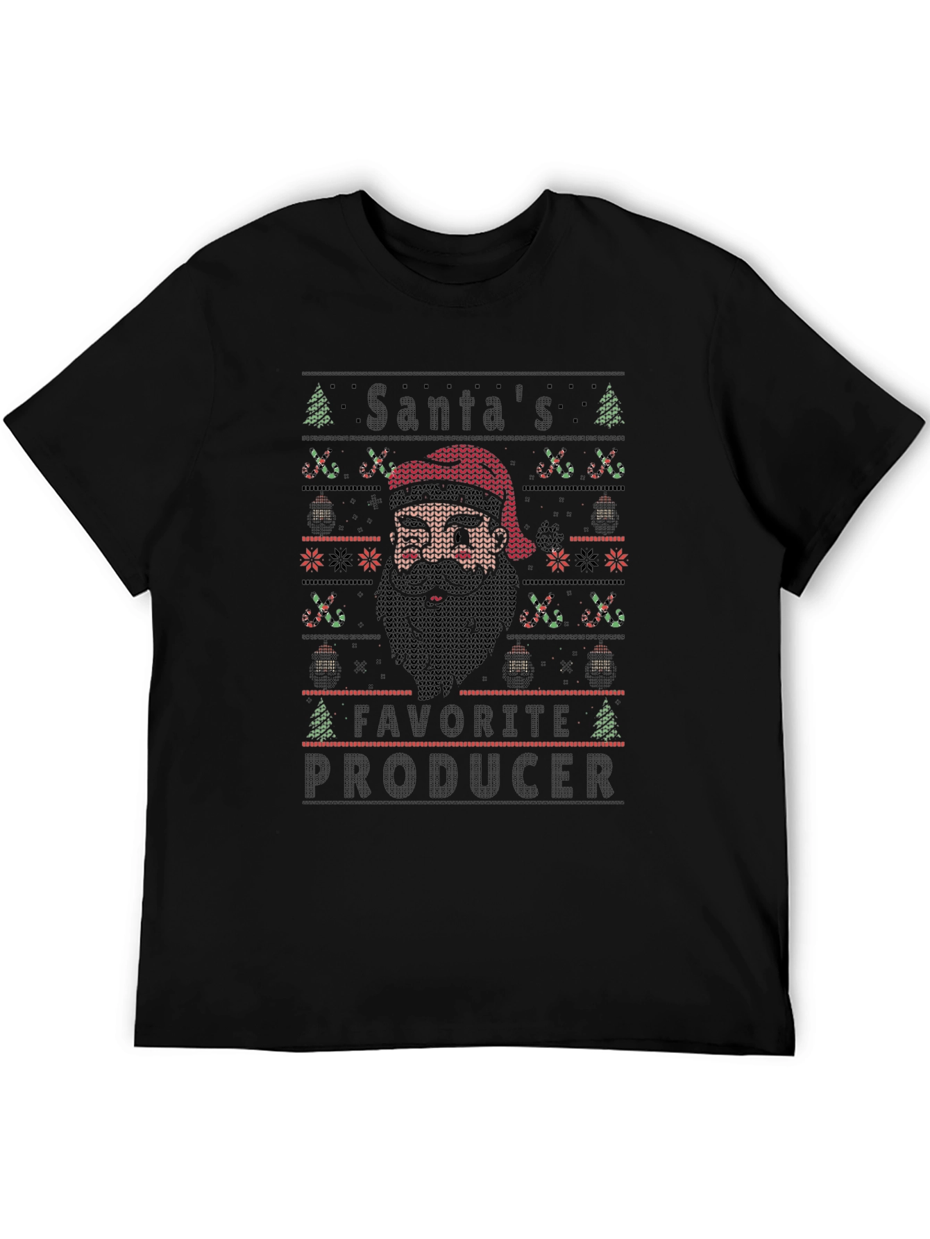 Santas Favorite Producer Christmas T-Shirt