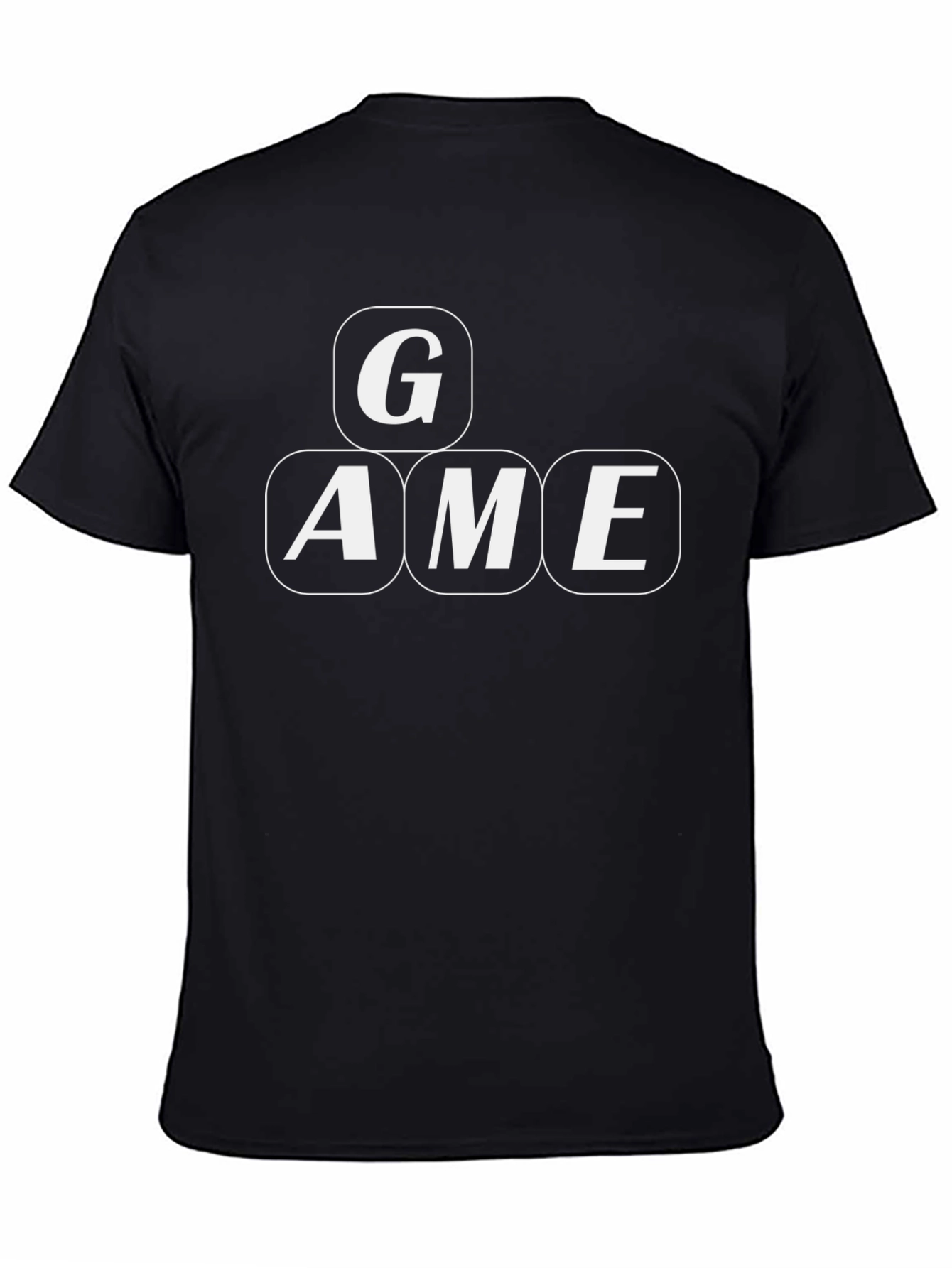 GAME T-Shirt - Black Cotton Tee