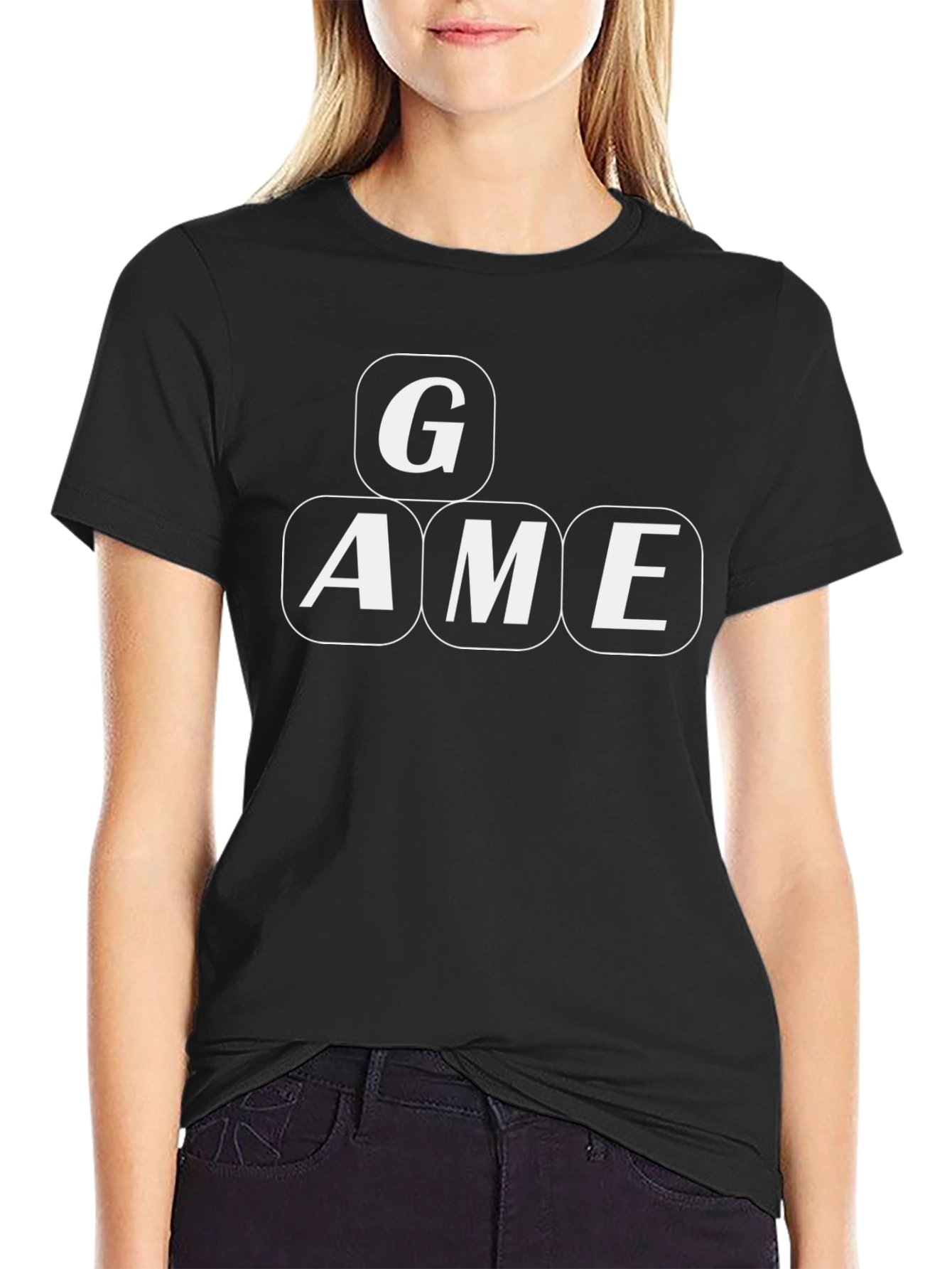 GAME T-Shirt - Black Cotton Tee