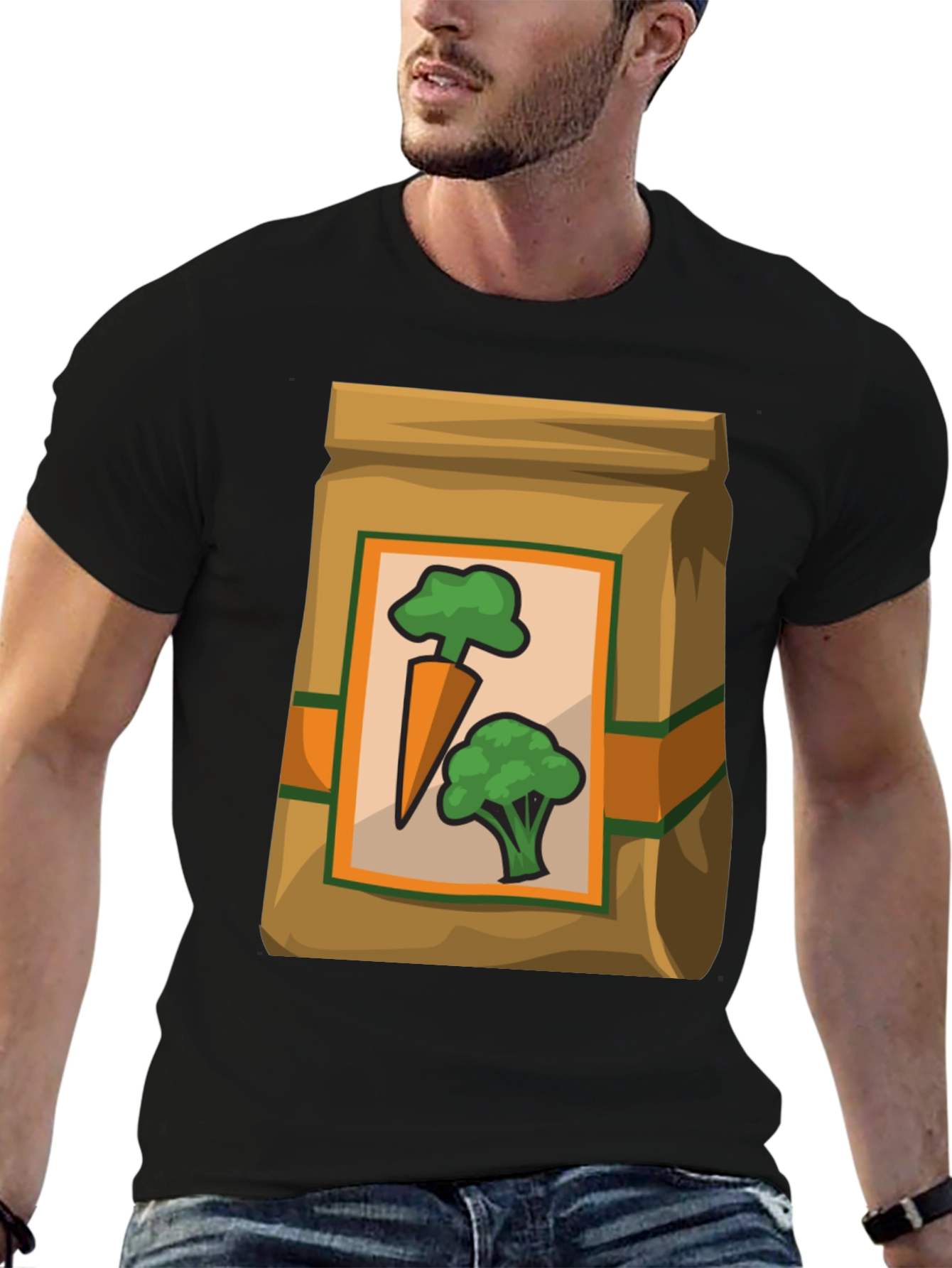 Veggie Sack Cartoon T-Shirt