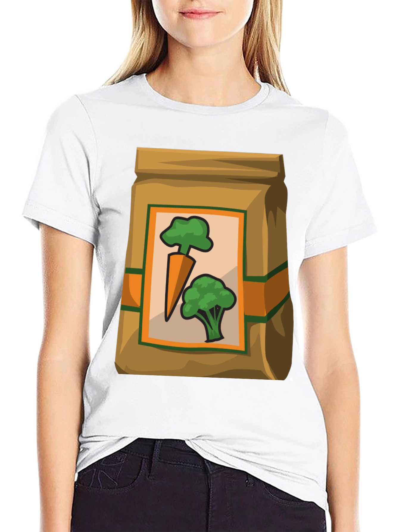 Veggie Sack Cartoon T-Shirt