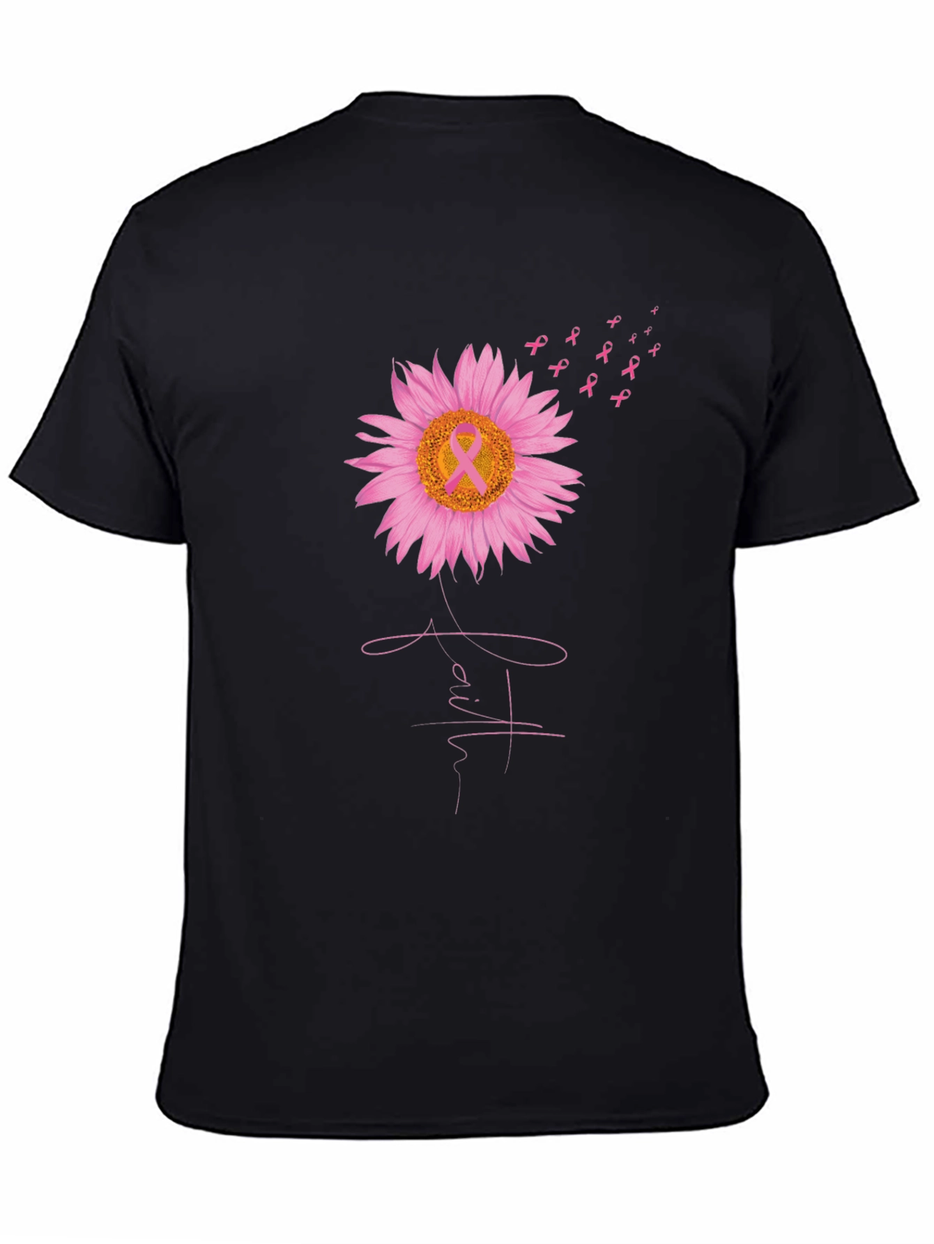 Breast Cancer Awareness Sunflower T-Shirt