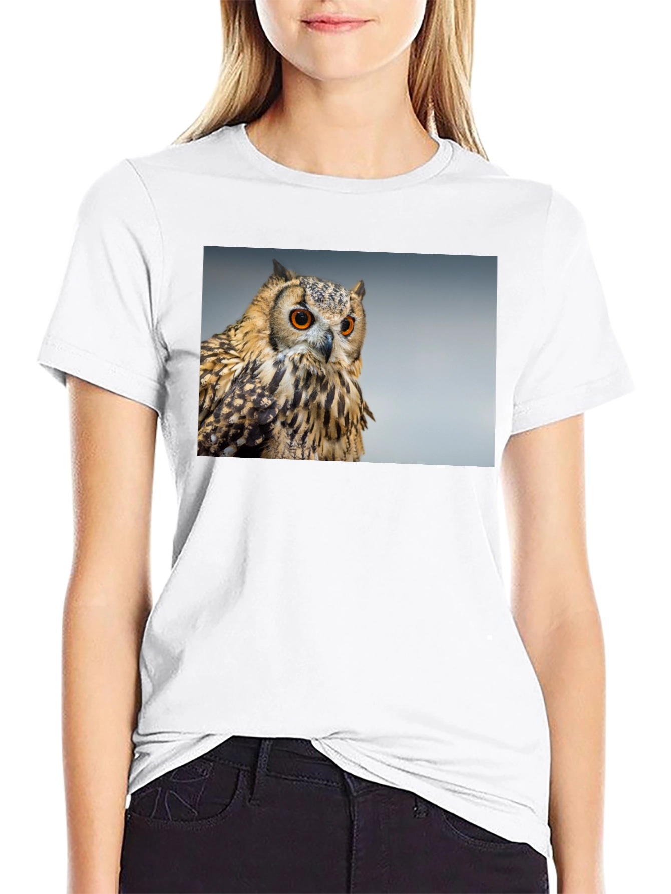 Owl Graphic Tee - Mens Black T-Shirt