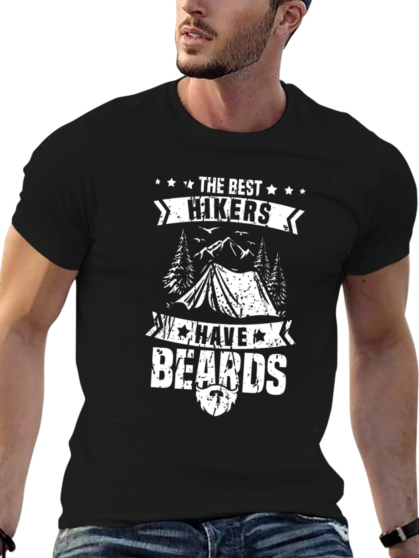 Best Hikers Have Beards Graphic T-Shirt