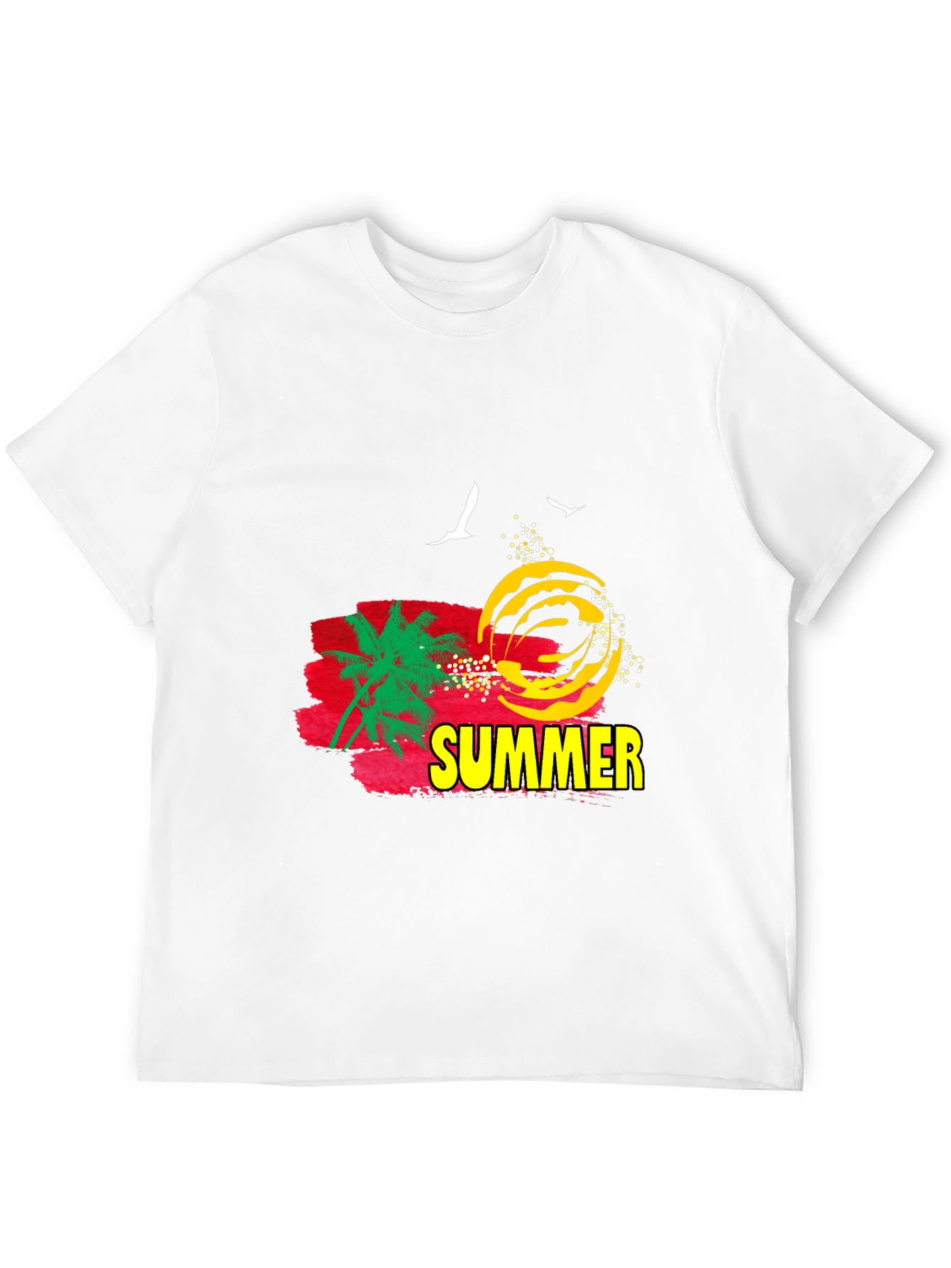 Summer Graphic T-Shirt - Black