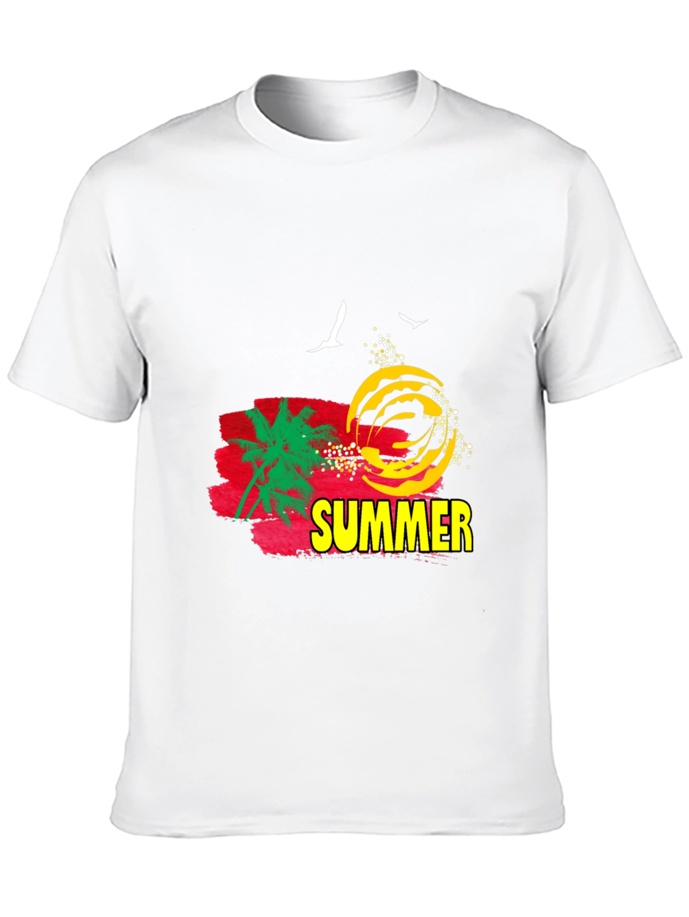 Summer Graphic T-Shirt - Black