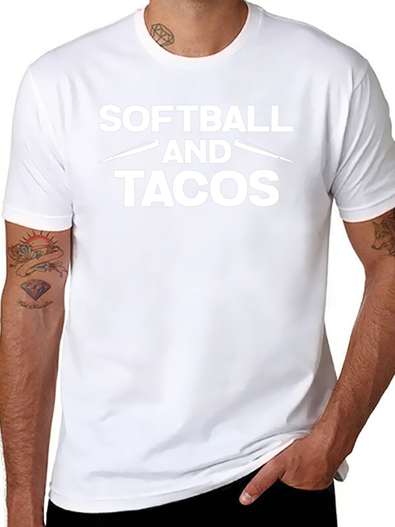 Softball and Tacos Graphic T-Shirt