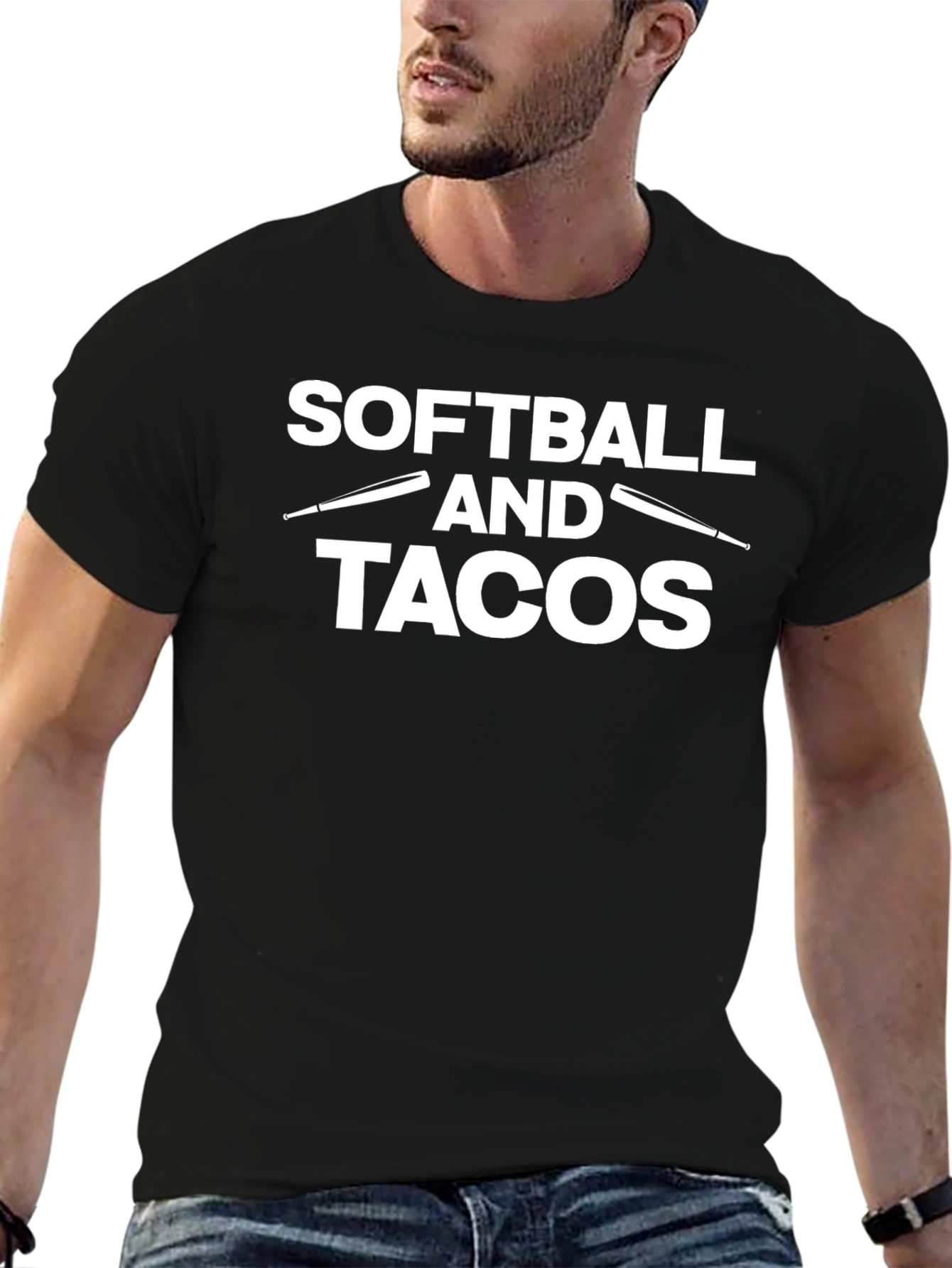 Softball and Tacos Graphic T-Shirt