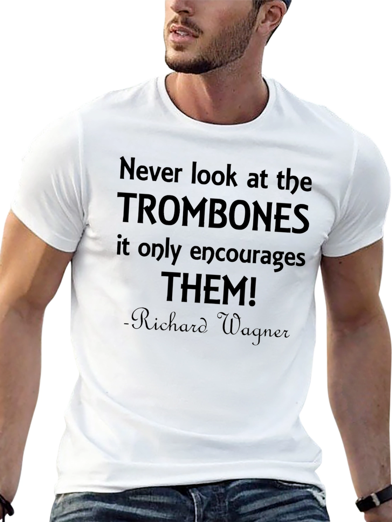 Never Look at Trombones T-Shirt