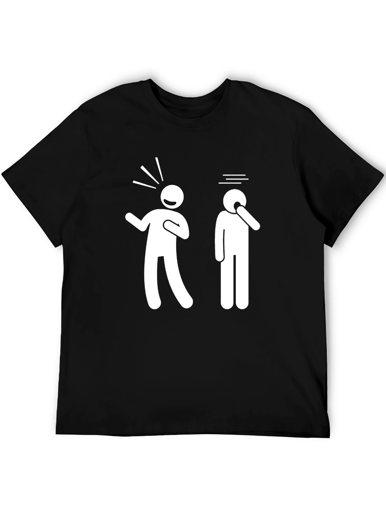 Funny Stick Figure Graphic T-Shirt