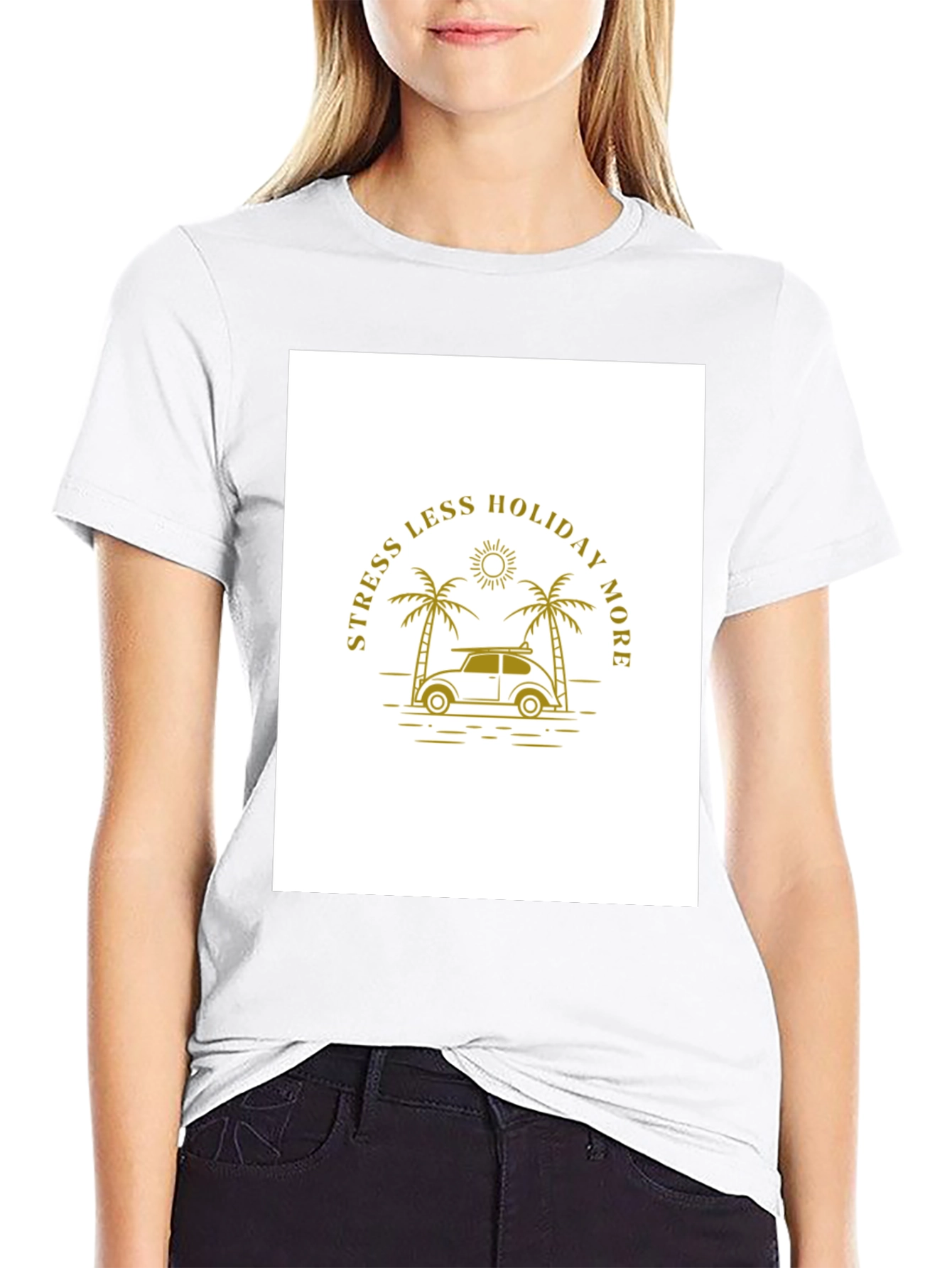 Holiday Mode T-Shirt - Palm Tree Graphic Tee