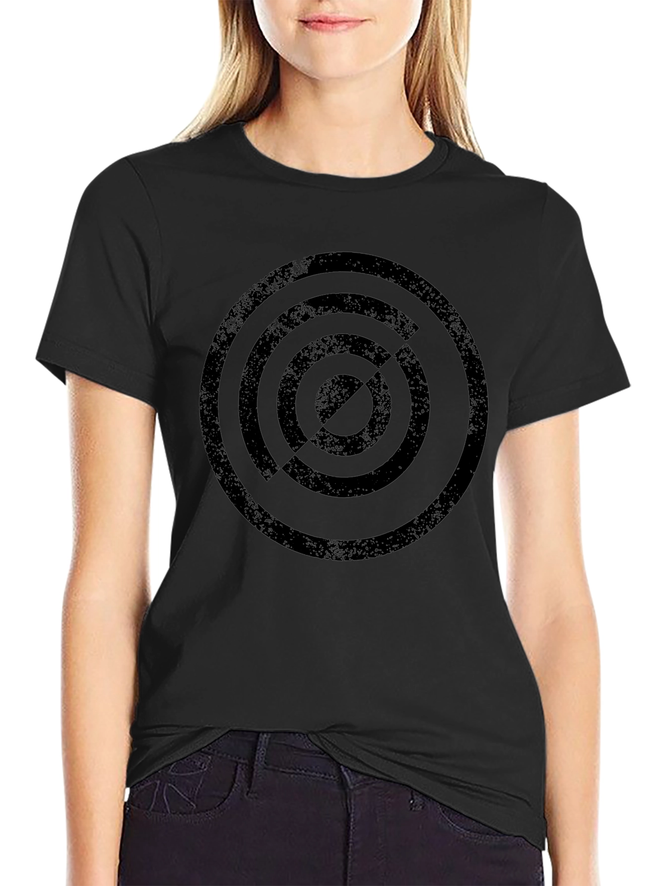 Target Graphic Print Black Tee