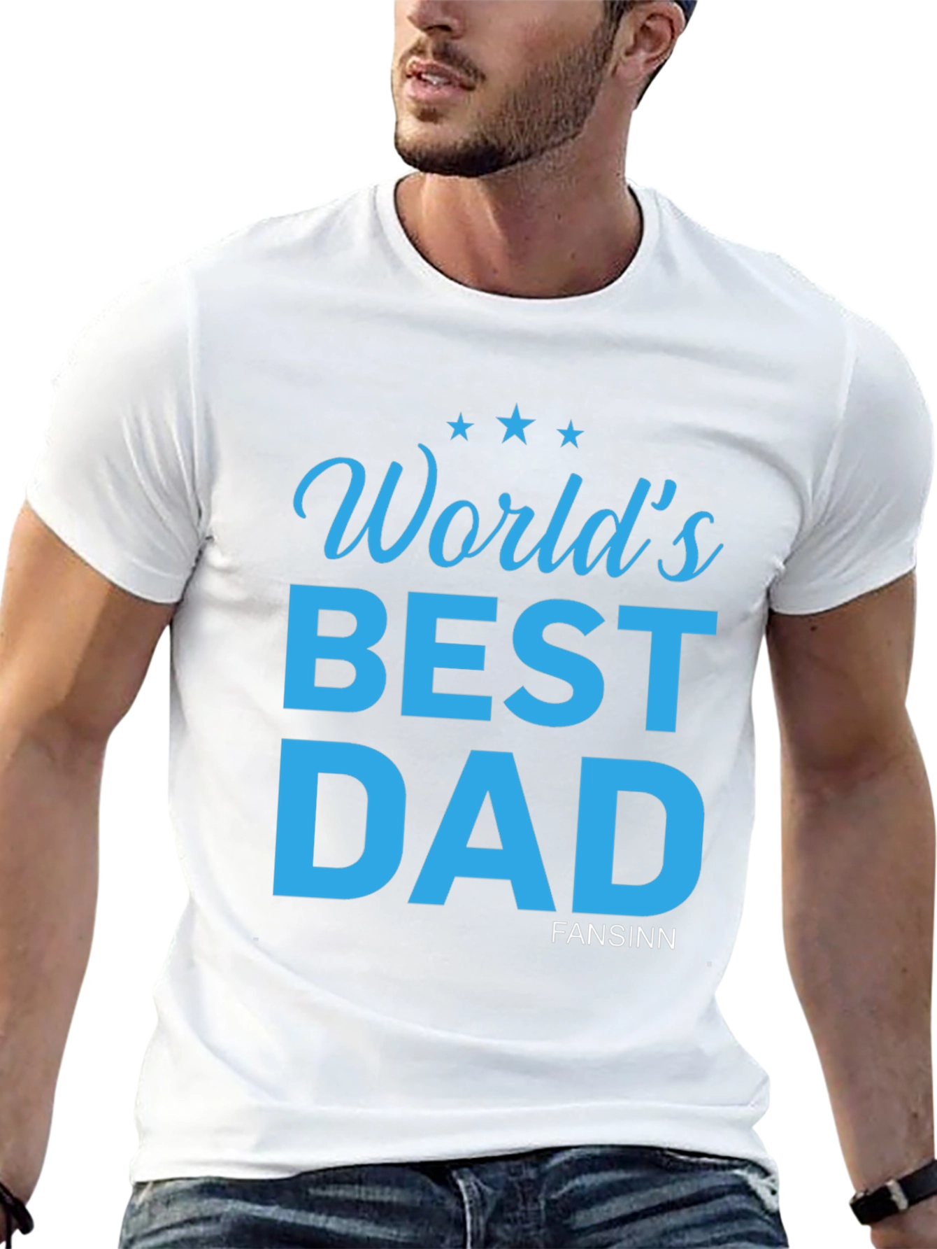 Worlds Best Dad T-Shirt - Fathers Day Gift