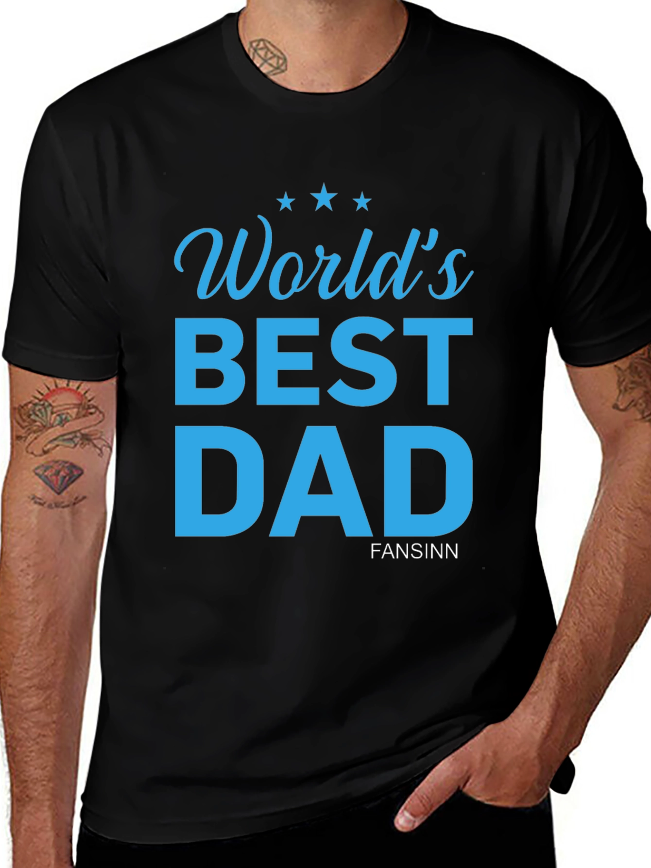 Worlds Best Dad T-Shirt - Fathers Day Gift