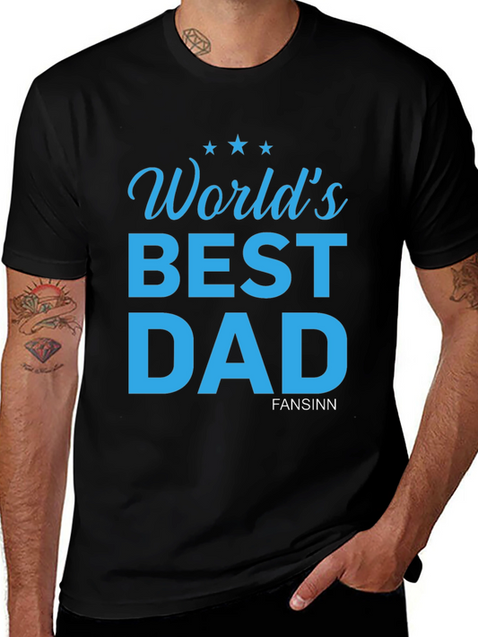 Worlds Best Dad T-Shirt - Fathers Day Gift