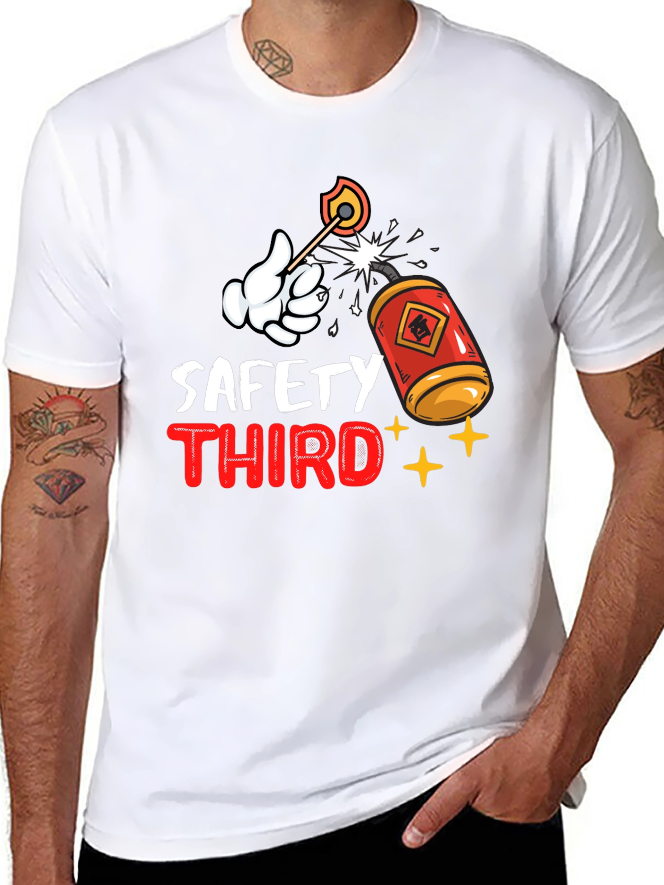 Safety Third Graphic T-Shirt