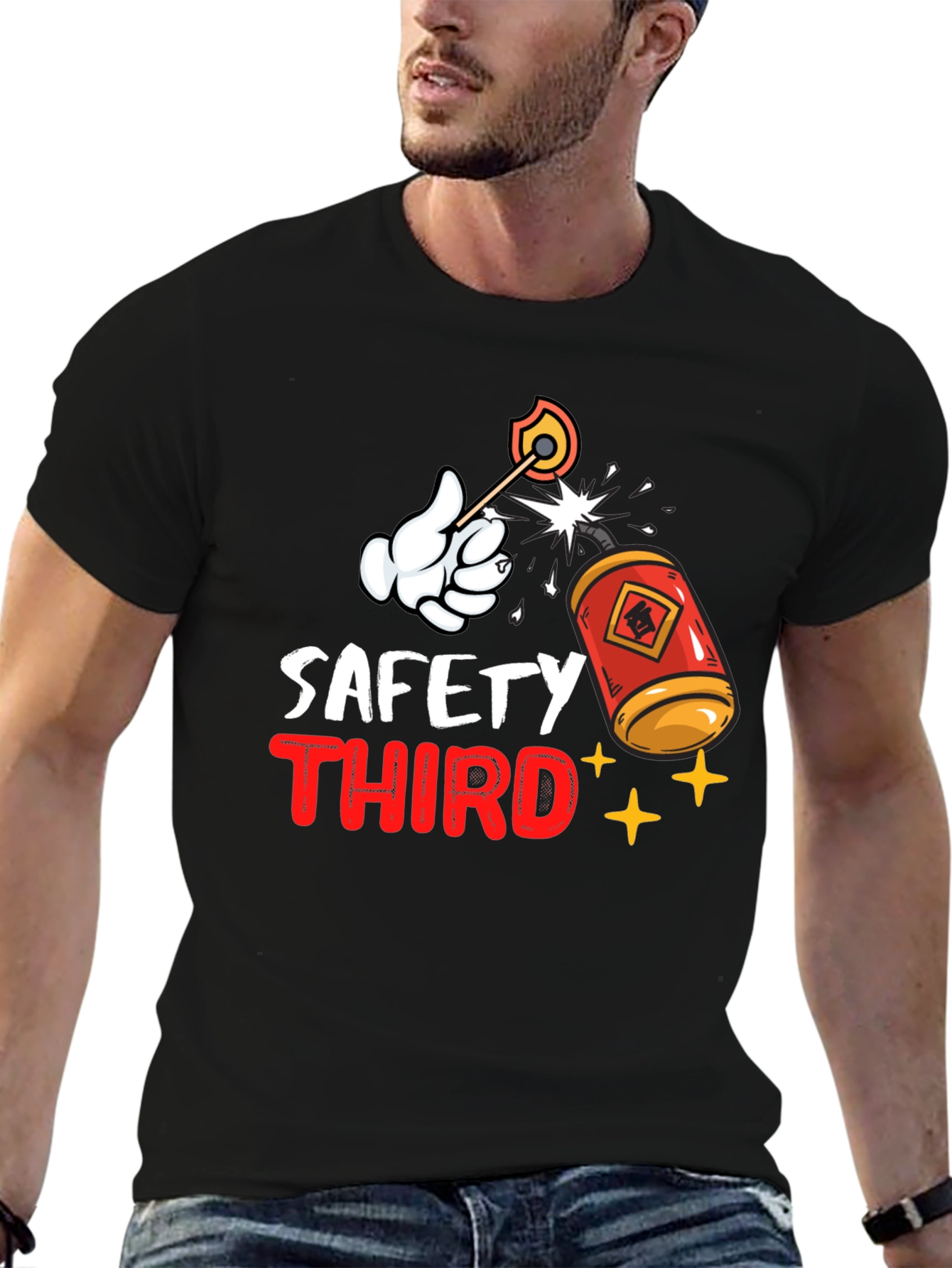 Safety Third Graphic T-Shirt
