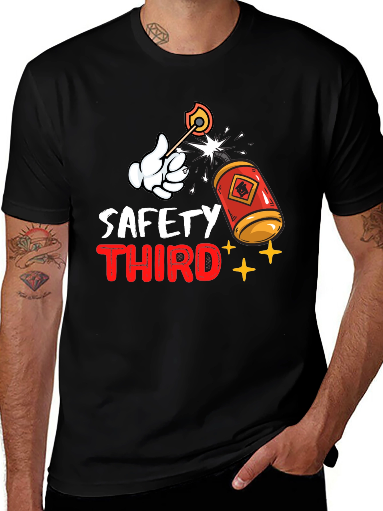 Safety Third Graphic T-Shirt