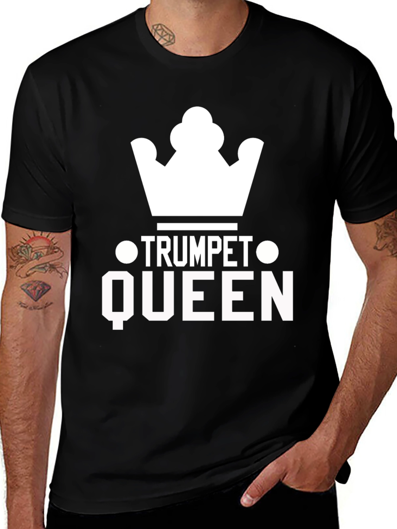 Trumpet Queen Black T-Shirt