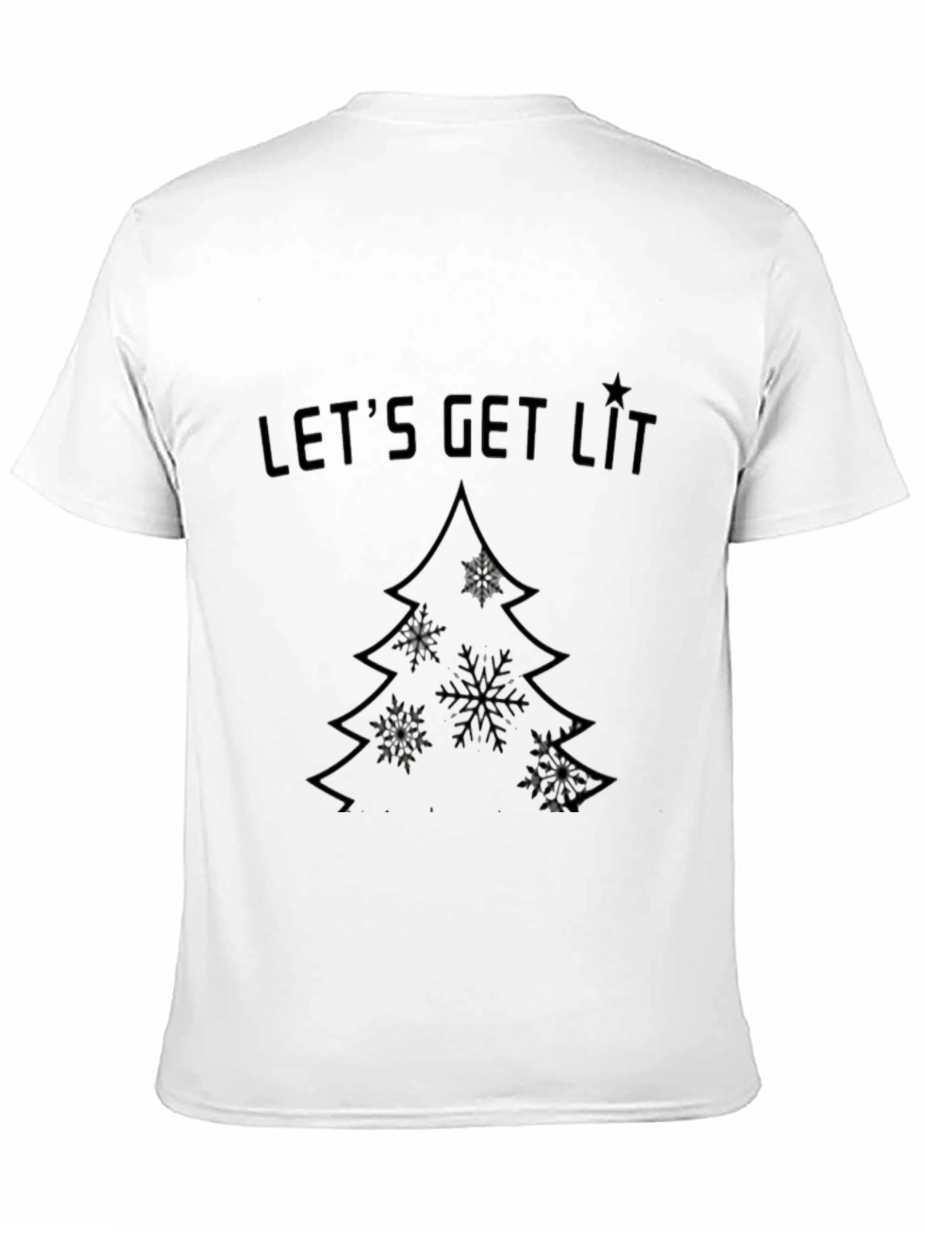 Lets Get Lit Christmas Tree T-Shirt