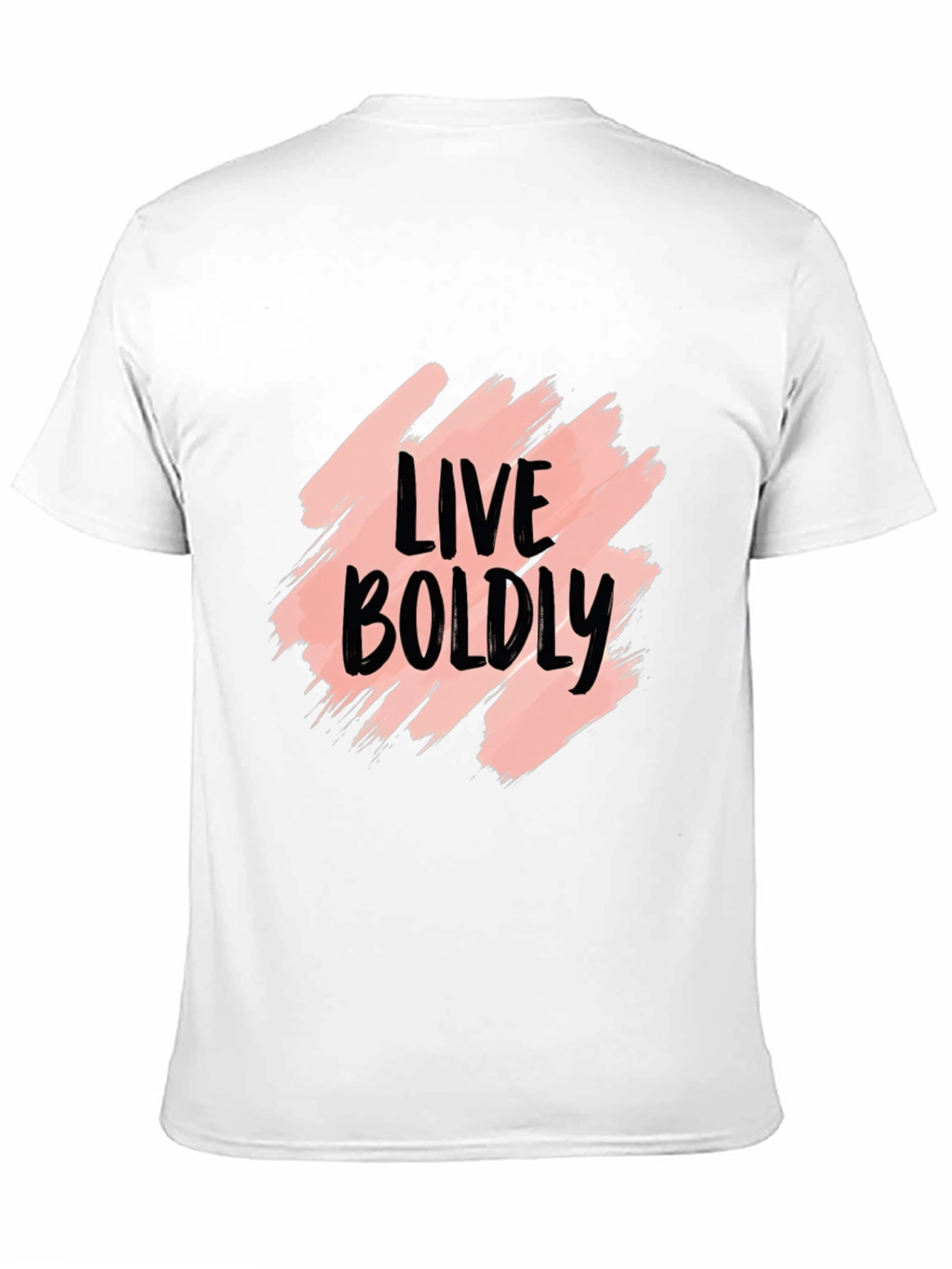 Live Boldly Graphic Black T-Shirt