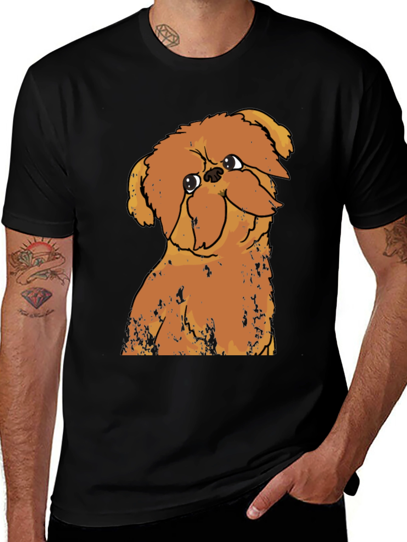 Dog Graphic Tee - Unique Novelty Shirt