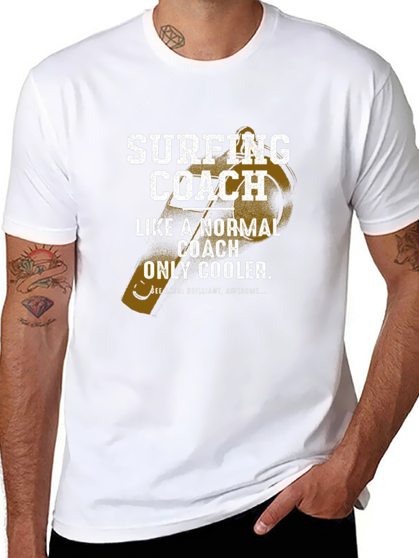Surfing Coach T-Shirt - Cool Coach Apparel