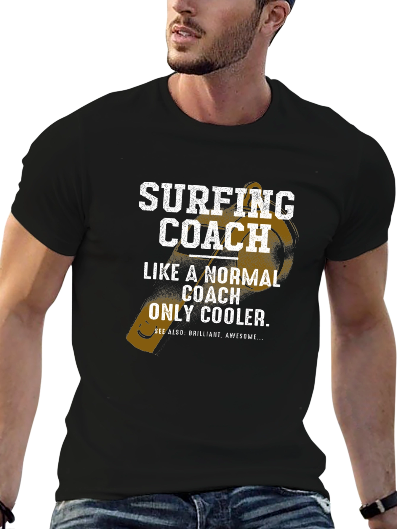 Surfing Coach T-Shirt - Cool Coach Apparel