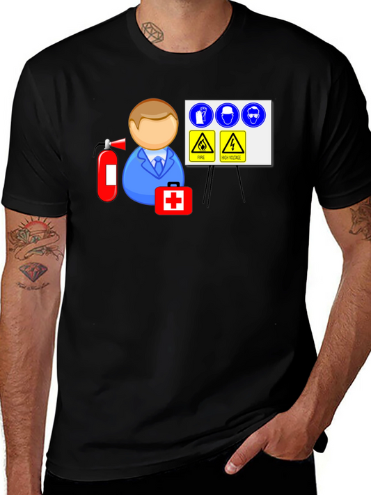 Safety First T-Shirt: Fire High Voltage Protection