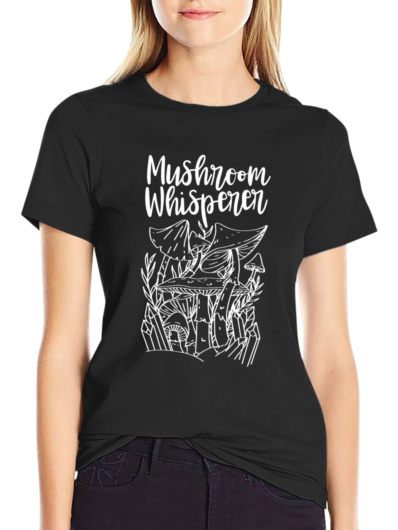 Mushroom Whisperer Graphic Tee - Nature Lovers T-Shirt