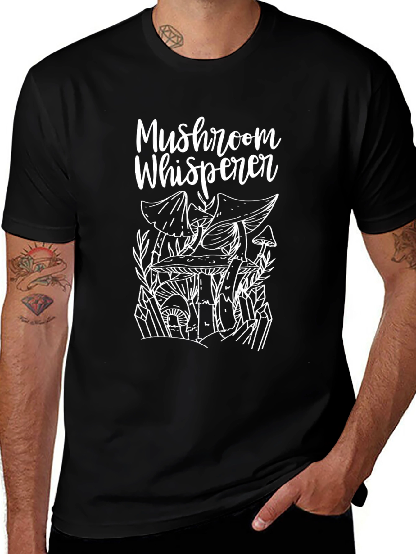 Mushroom Whisperer Graphic Tee - Nature Lovers T-Shirt