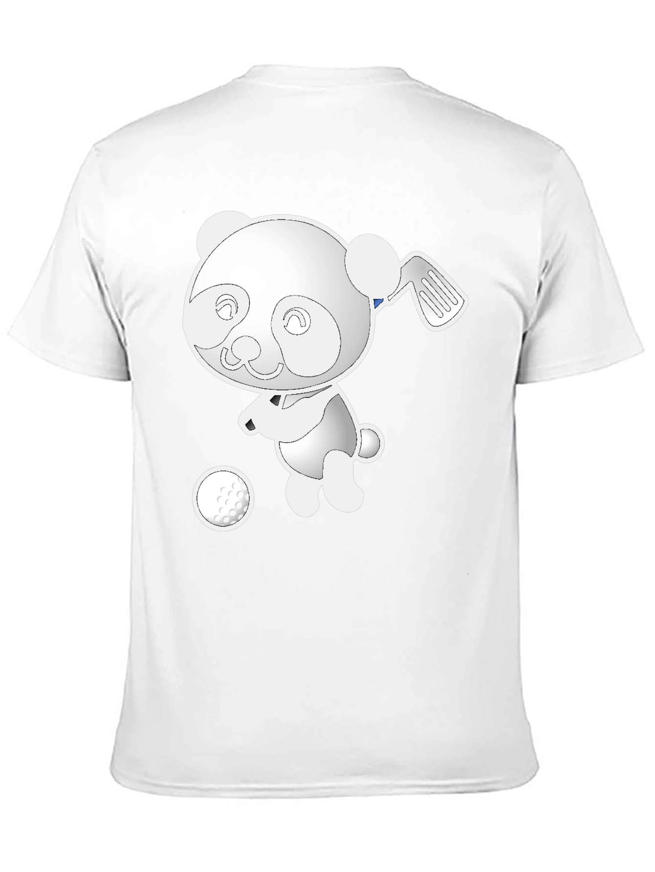 Golf Panda Graphic Tee - Unique Design