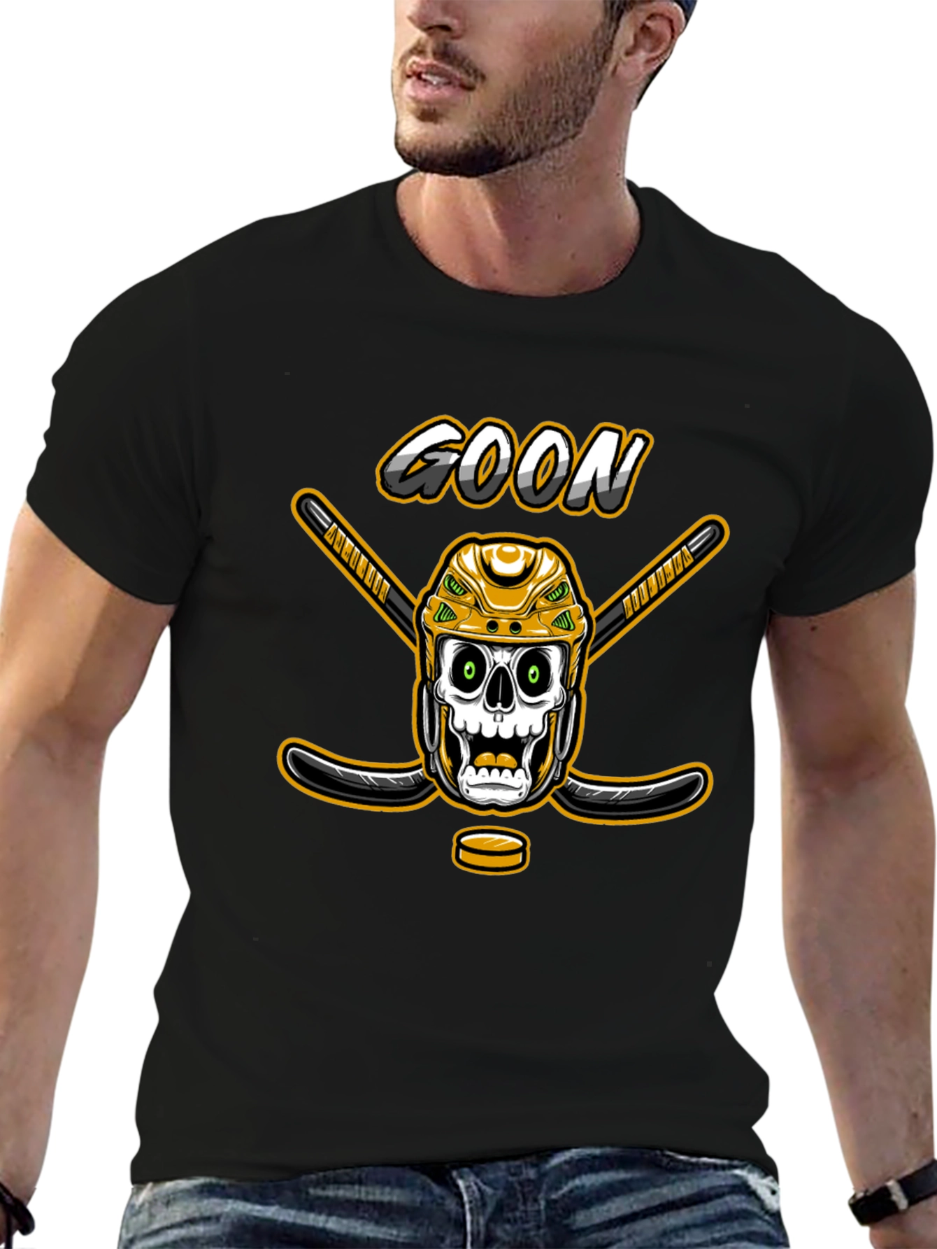 Goon Hockey Skull T-Shirt