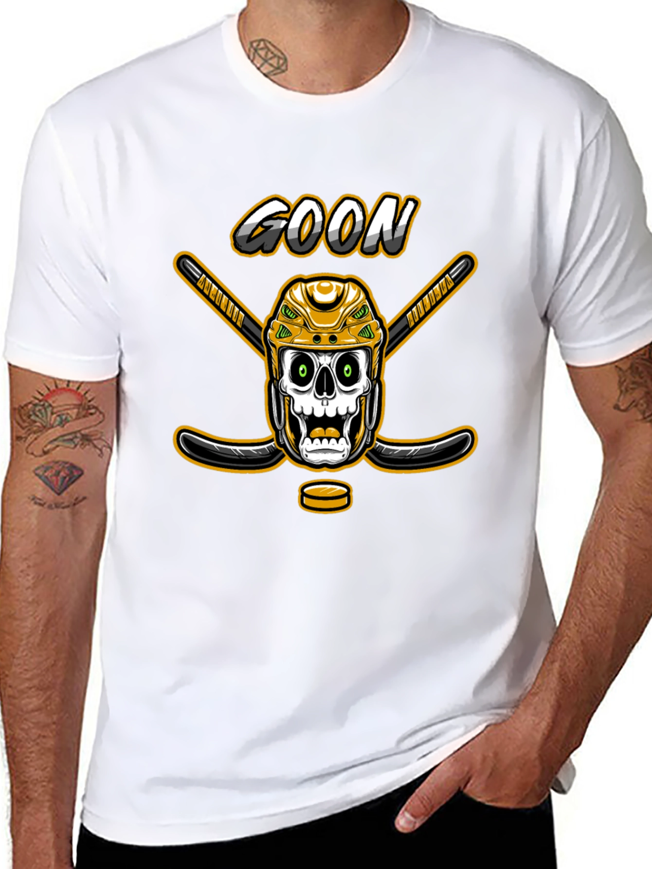 Goon Hockey Skull T-Shirt