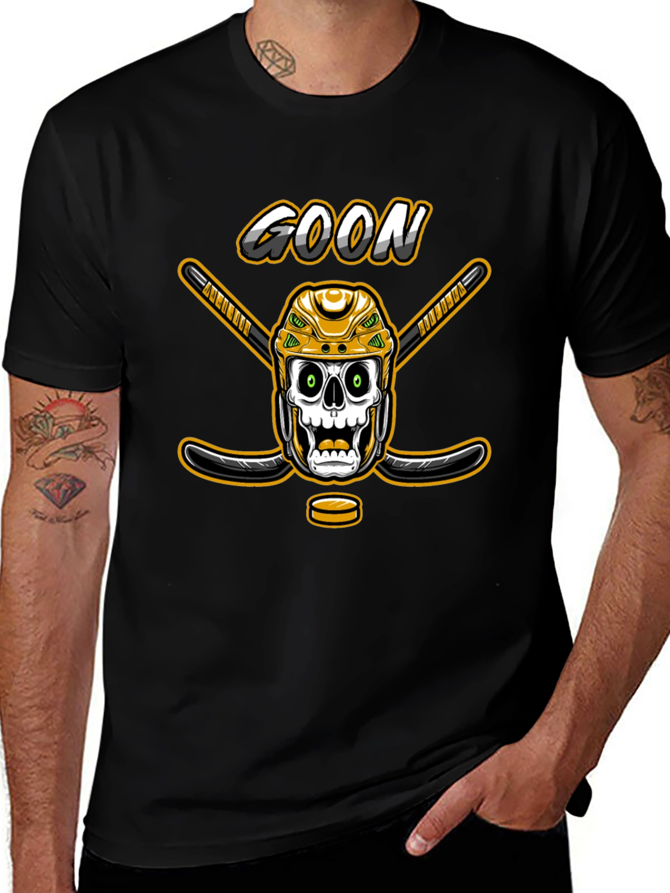 Goon Hockey Skull T-Shirt