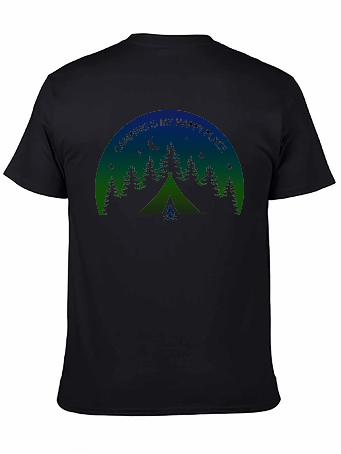 Camping Is My Happy Place Graphic Tee