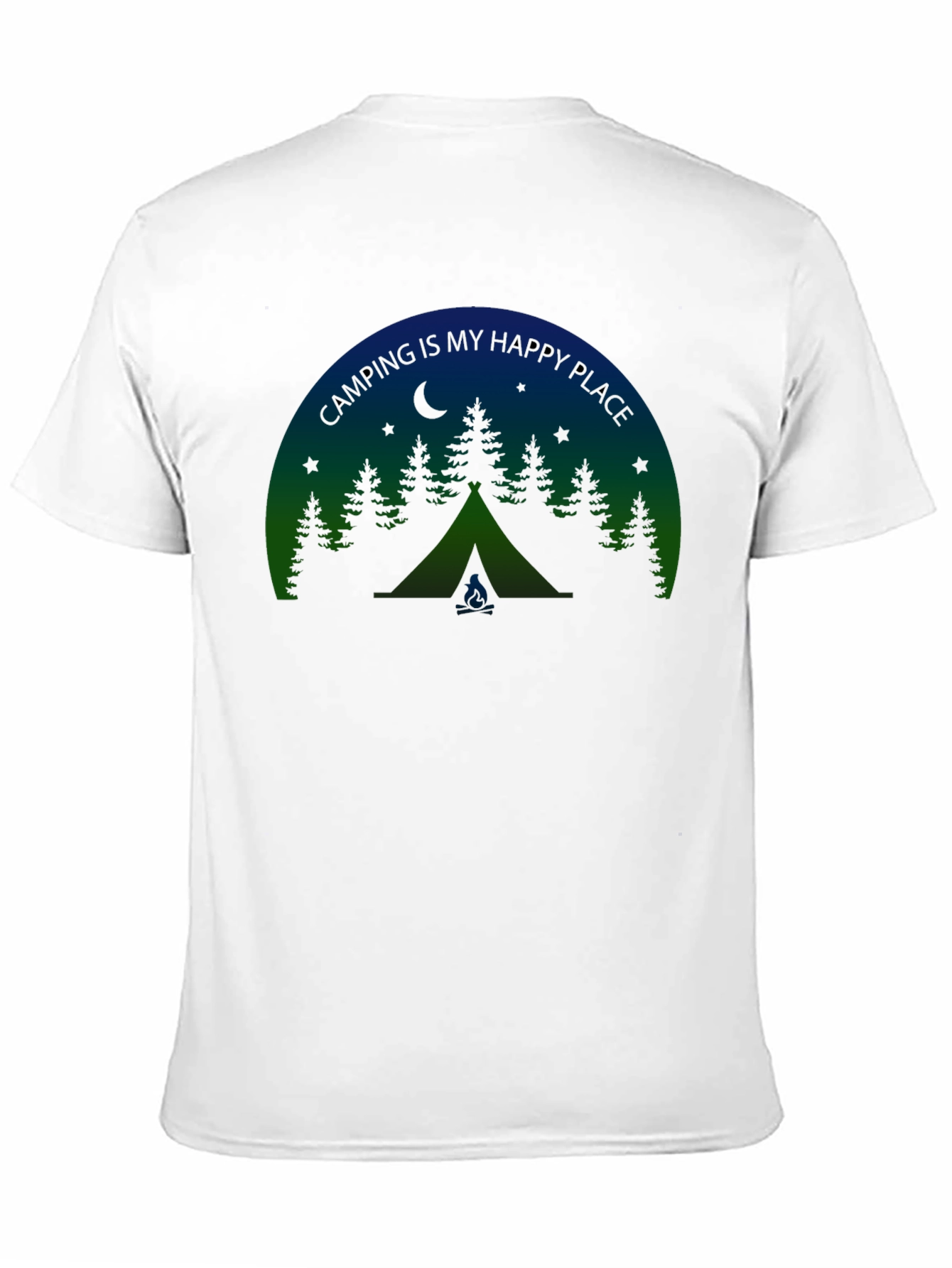 Camping Is My Happy Place Graphic Tee