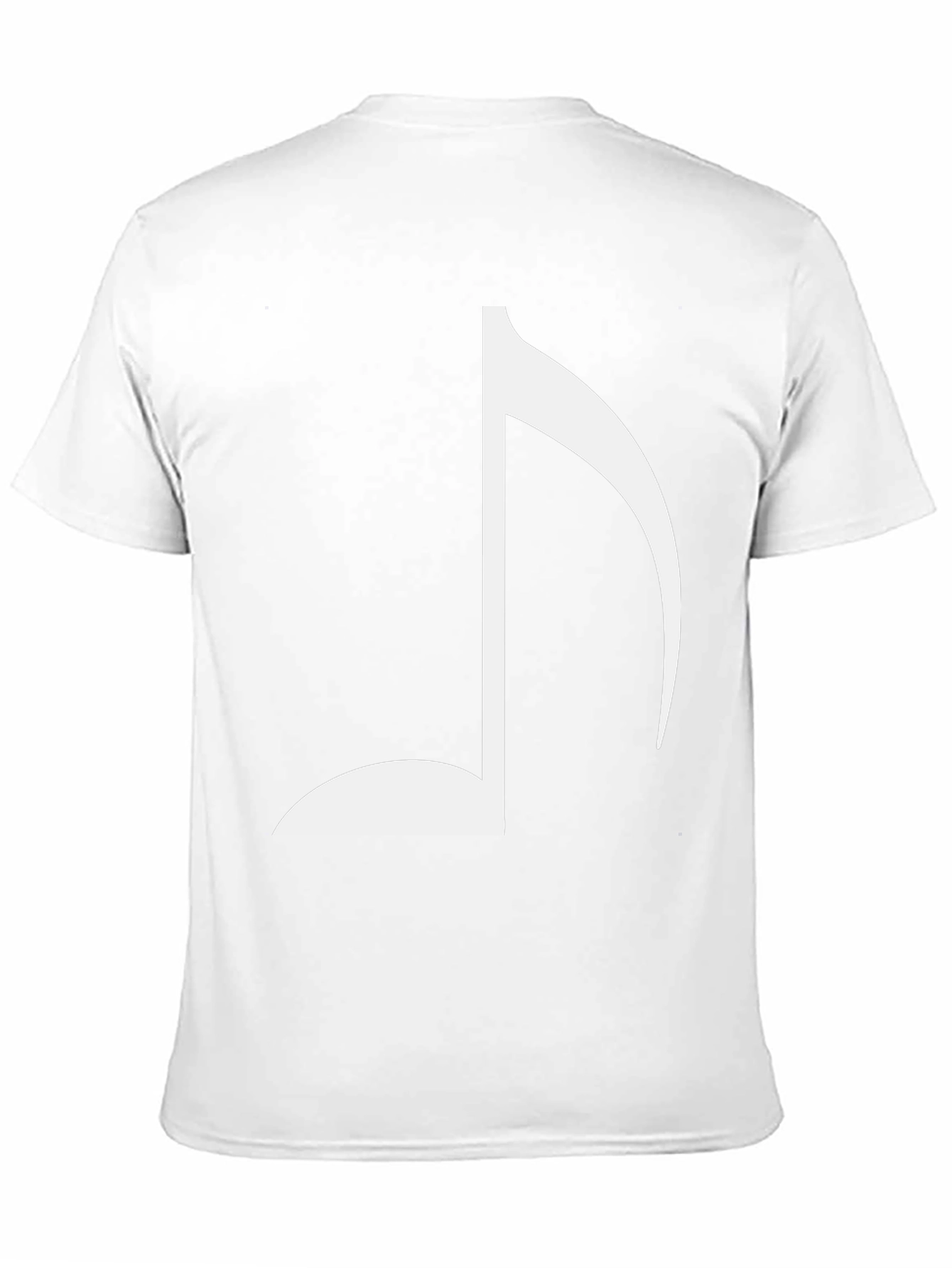 Musical Note T-Shirt - Black Cotton Tee
