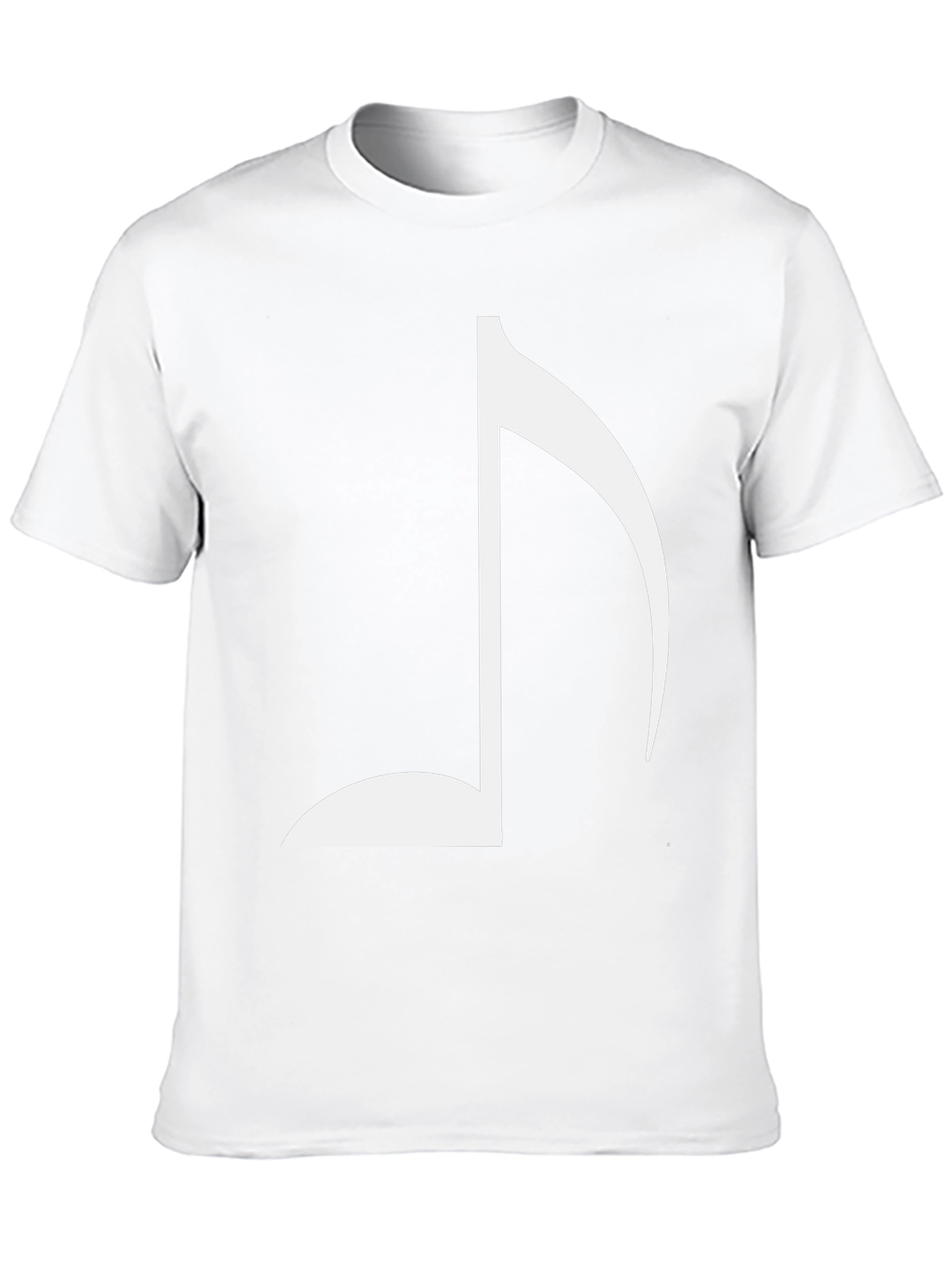 Musical Note T-Shirt - Black Cotton Tee