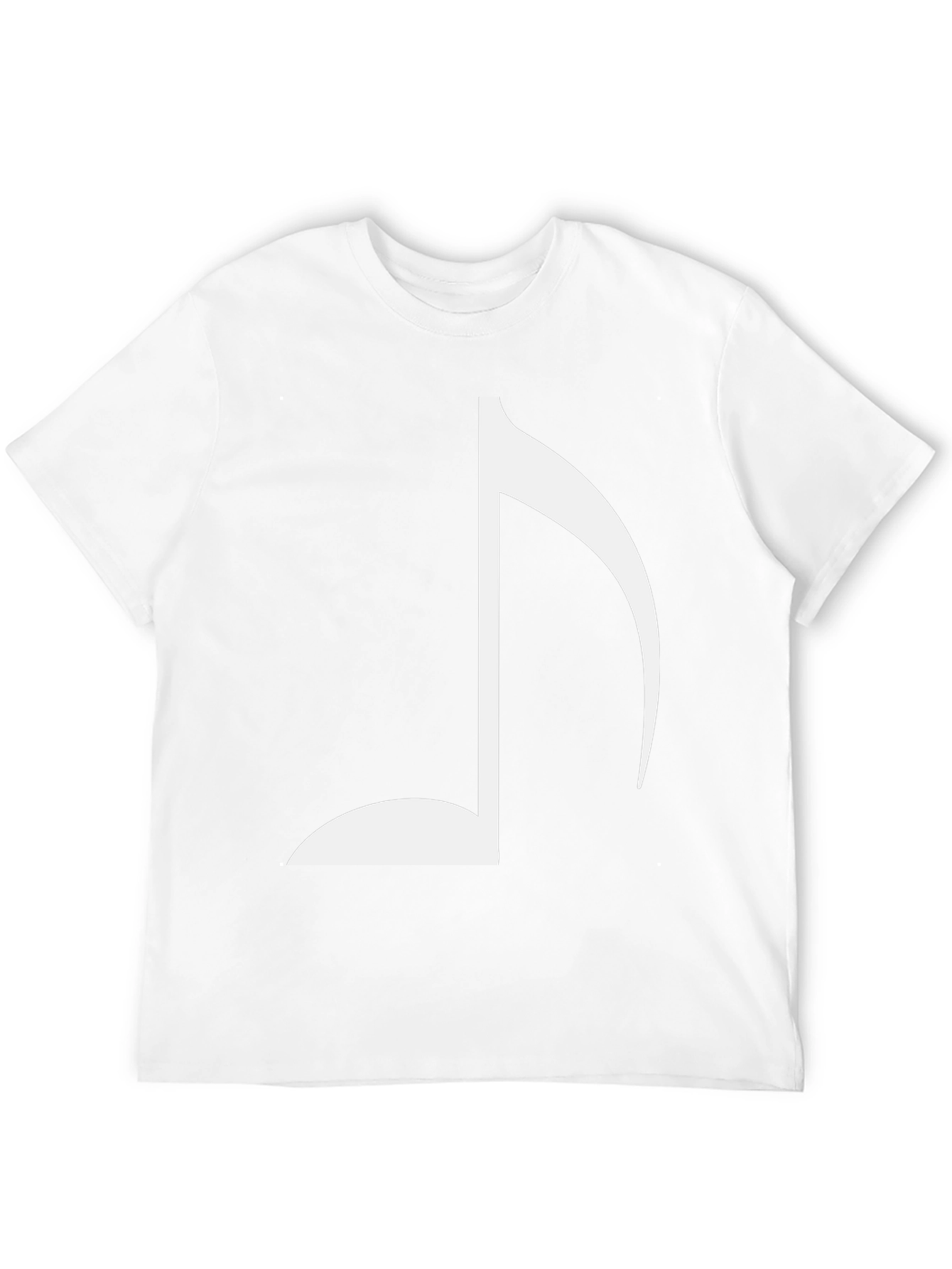 Musical Note T-Shirt - Black Cotton Tee