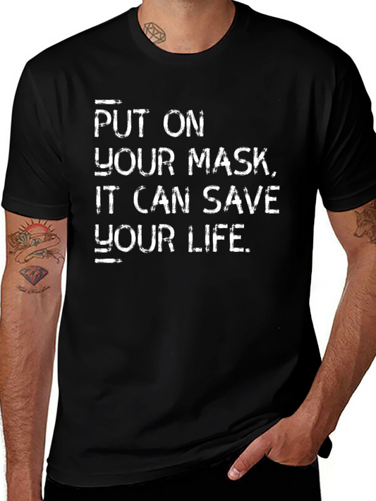 Mask Saves Lives Graphic Tee