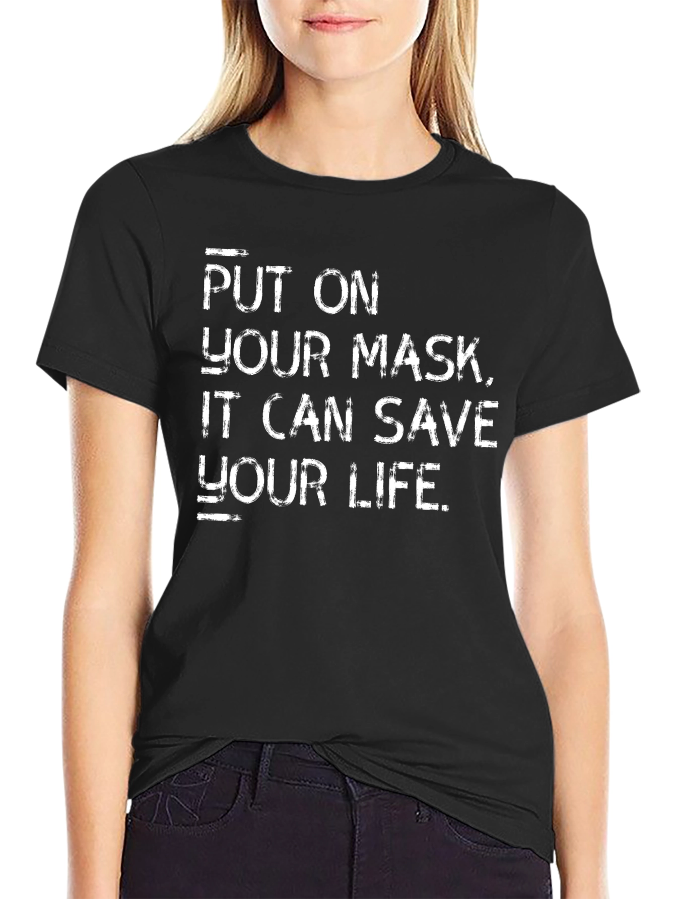 Mask Saves Lives Graphic Tee