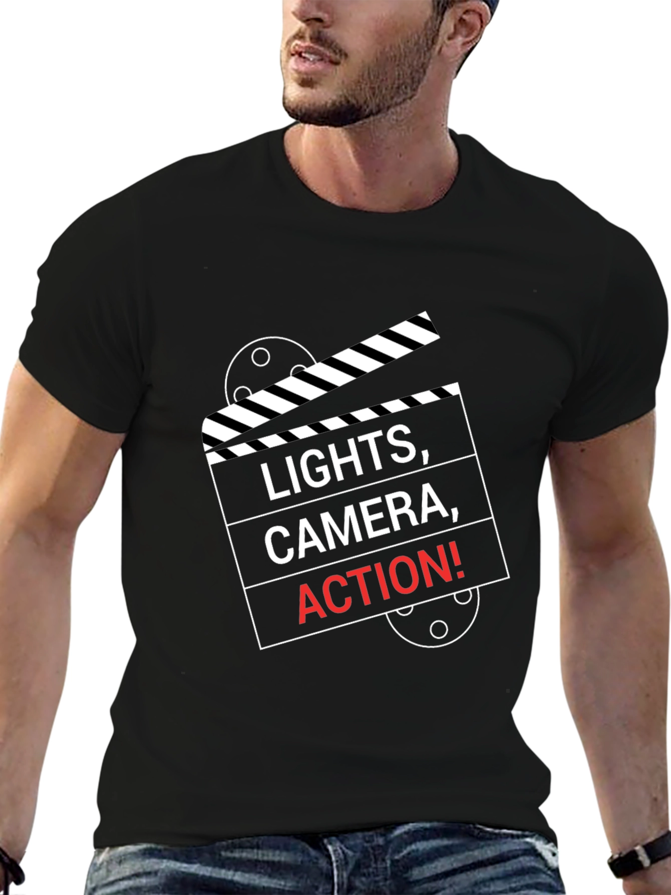 Lights Camera Action Movie T-Shirt