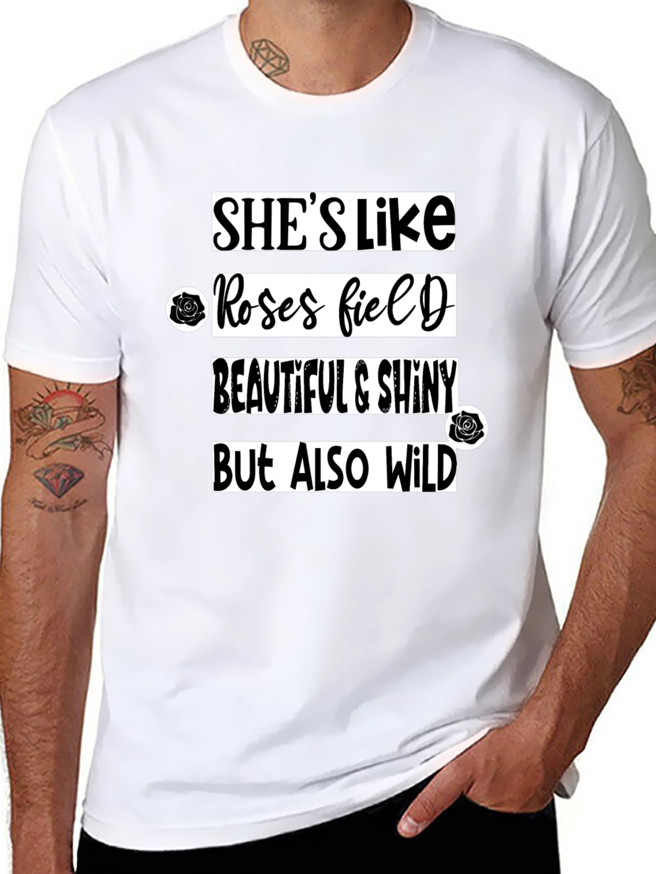 Shes Like Roses Field T-Shirt