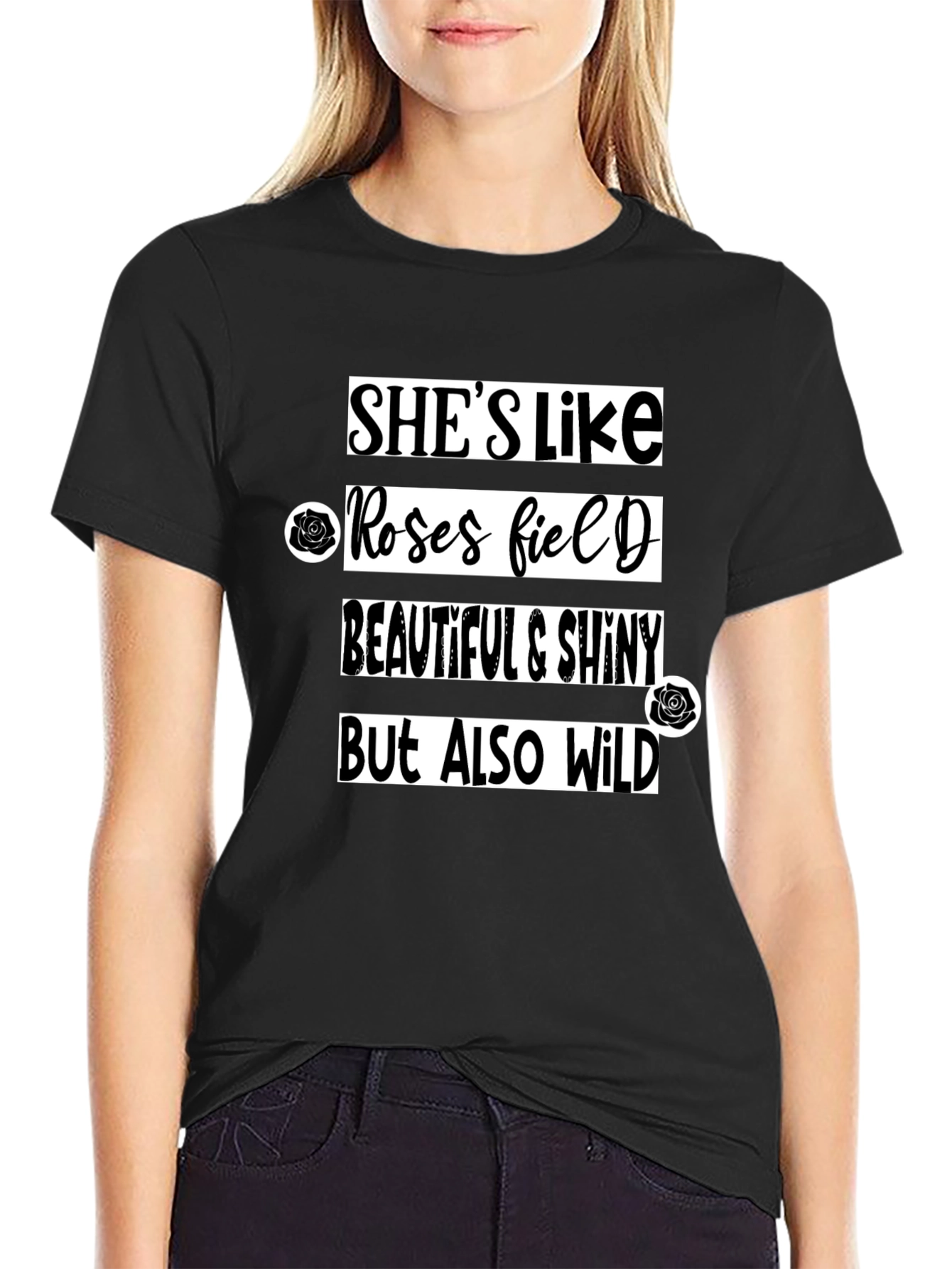 Shes Like Roses Field T-Shirt