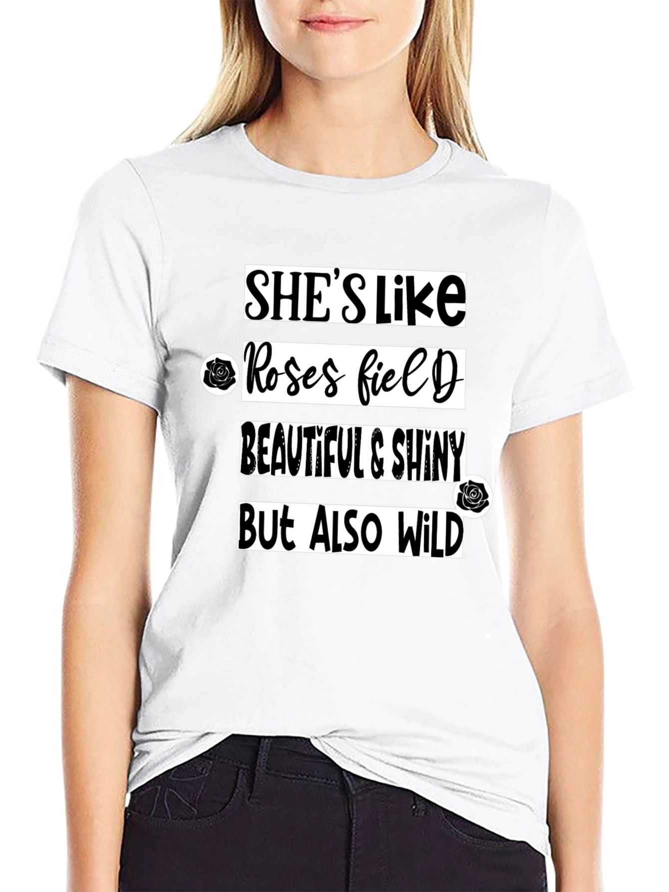 Shes Like Roses Field T-Shirt