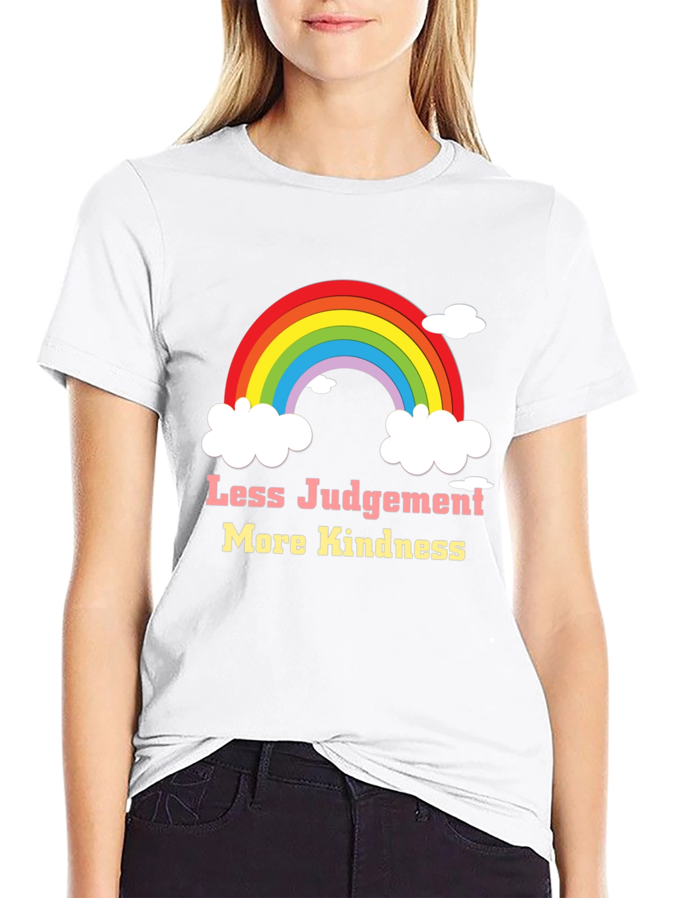 Kindness Rainbow Graphic Tee