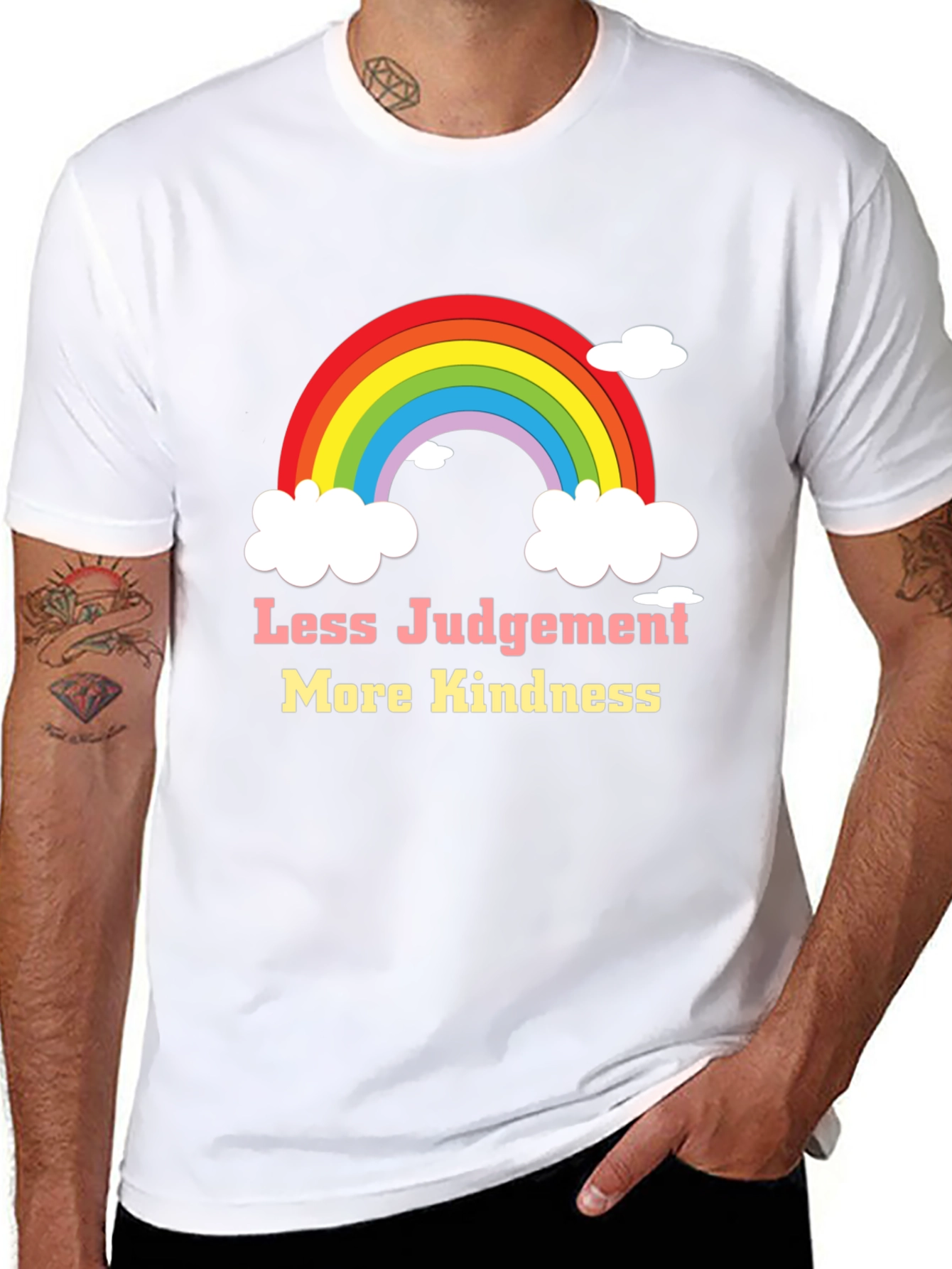 Kindness Rainbow Graphic Tee